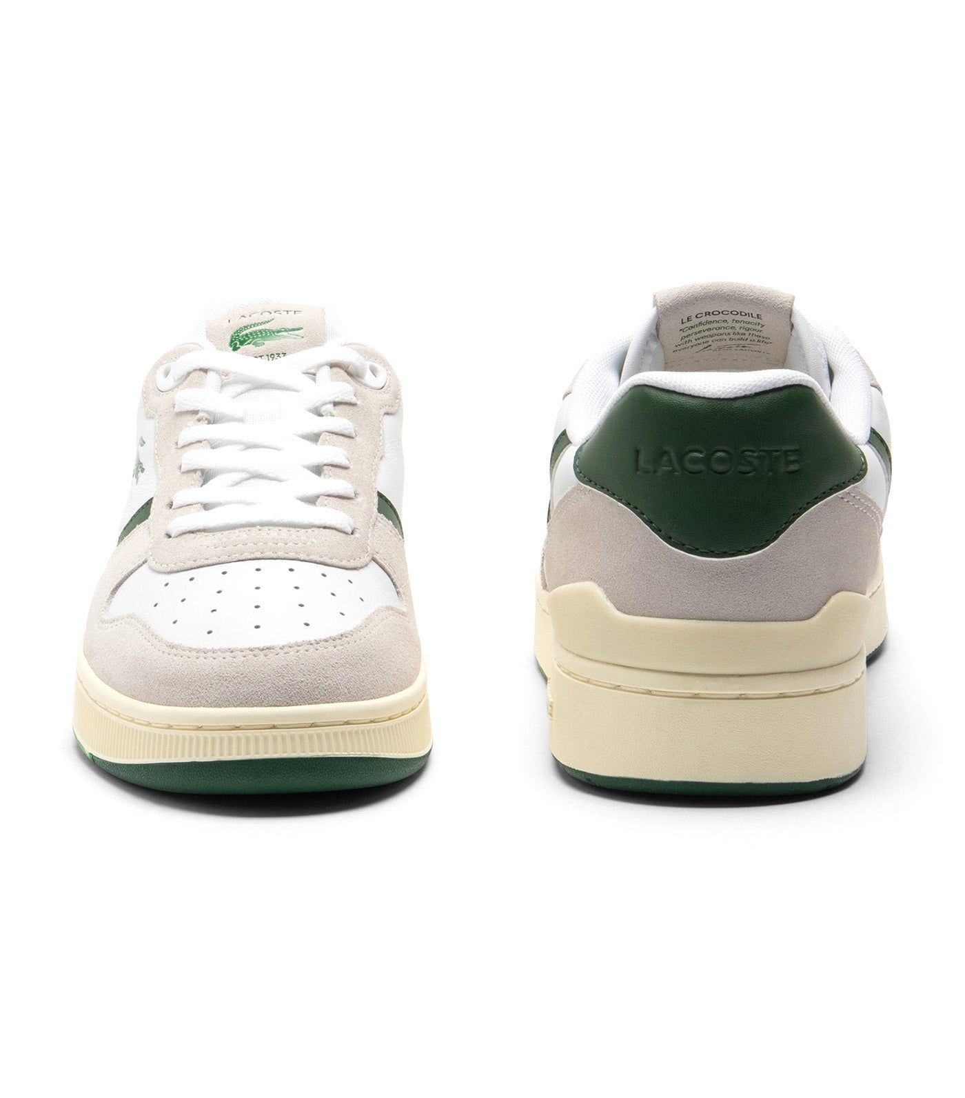 Men's T-Clip Set Sneakers White/Dark Green