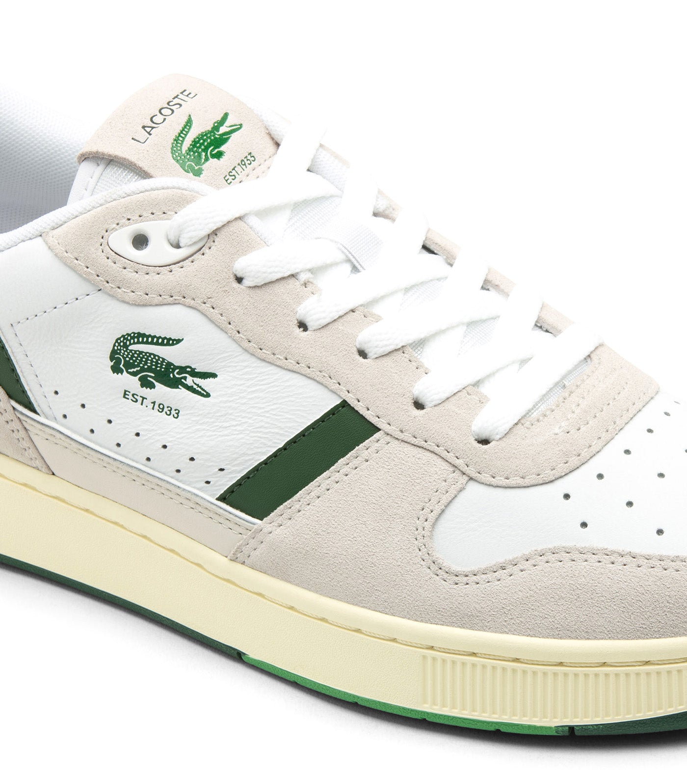 Men's T-Clip Set Sneakers White/Dark Green