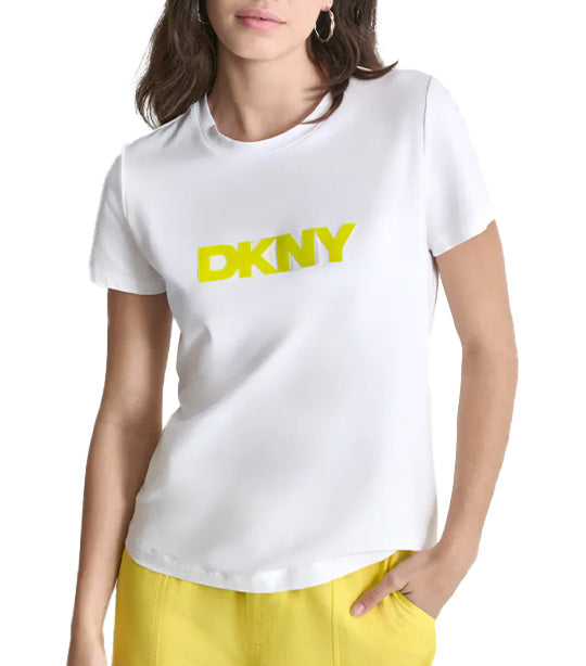 Neon Gel Logo T-Shirt White