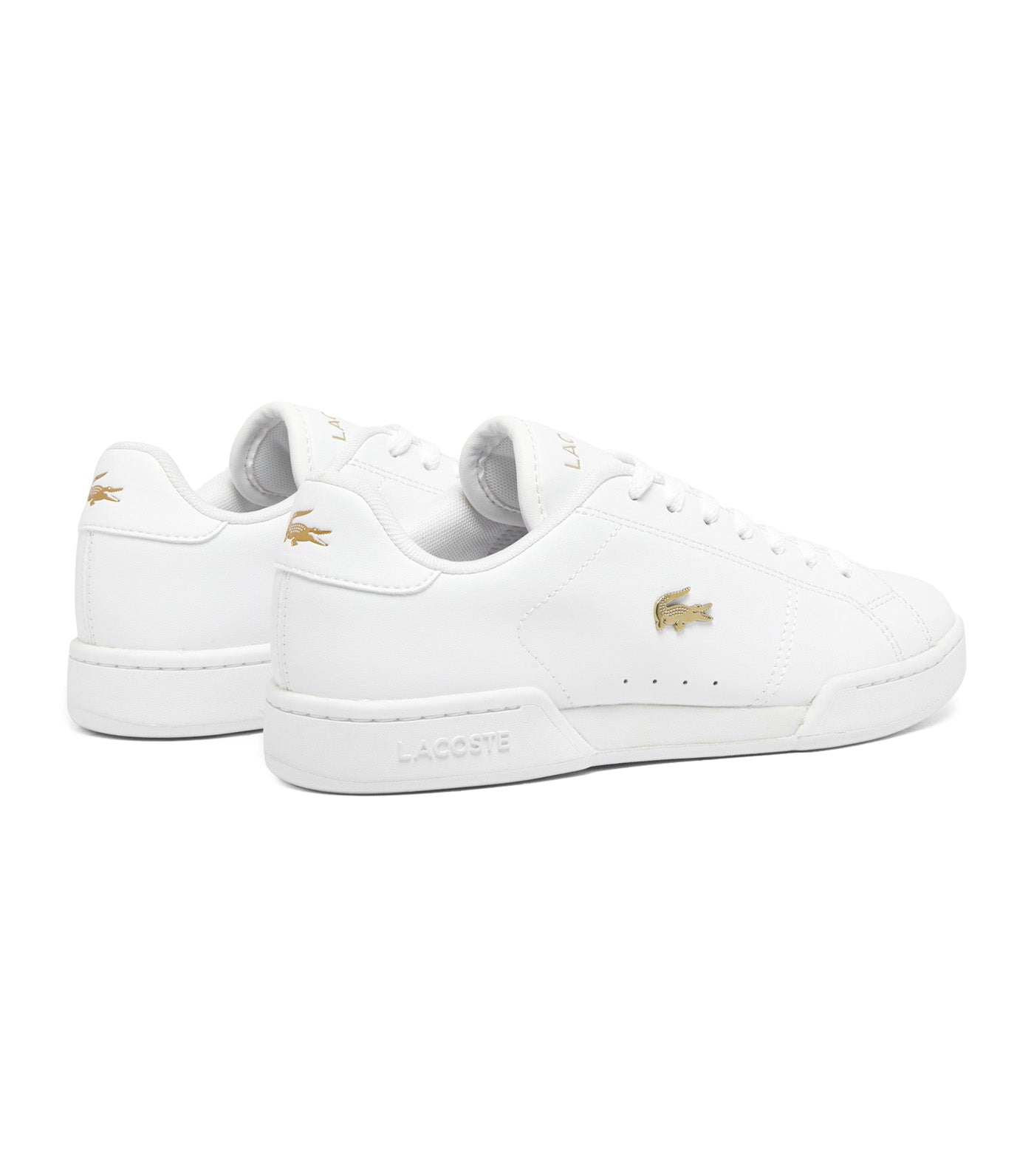 Women's Carnaby Cup Leather Sneakers White/Gold