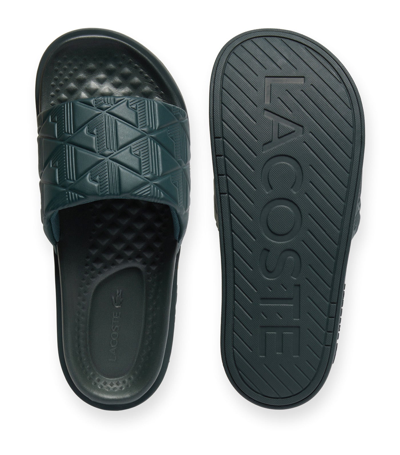 Men's Serve Slide Dual Dark Green/Dark Green