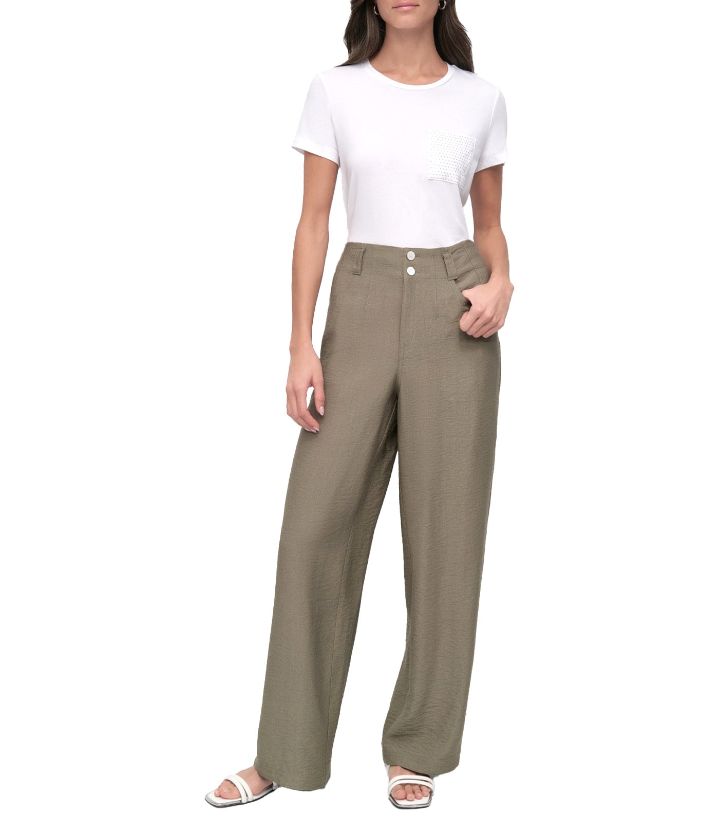 Crinkle Dressing Trouser