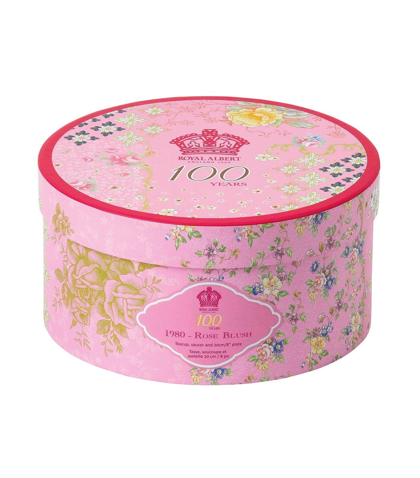 100 Years of Royal Albert Rose Blush 1980 Collection