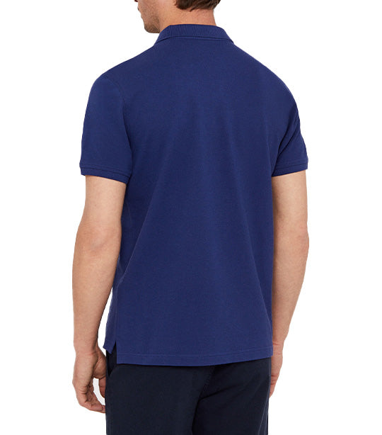Essential Slim Polo Shirt Top Blue