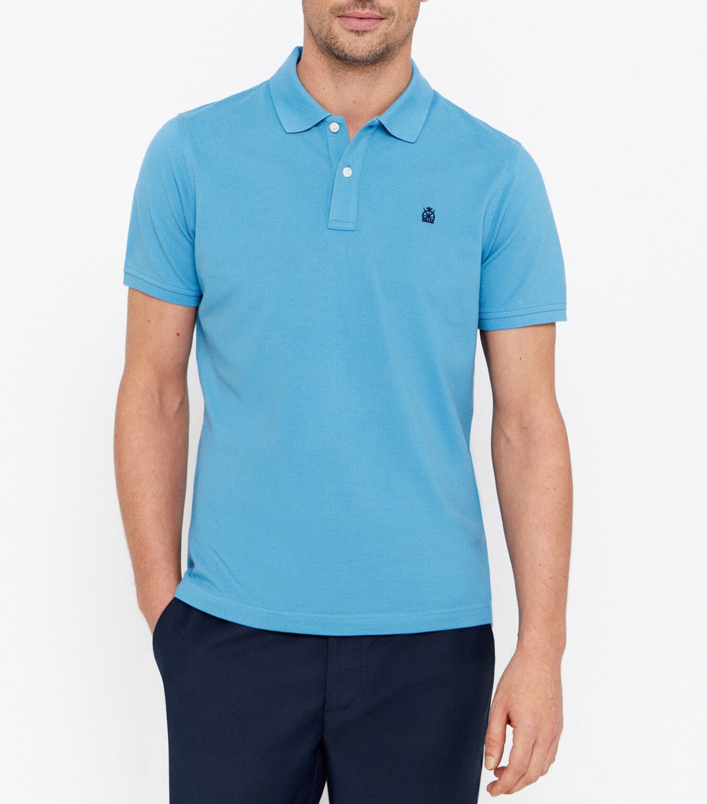 Basic Polo Medium Blue