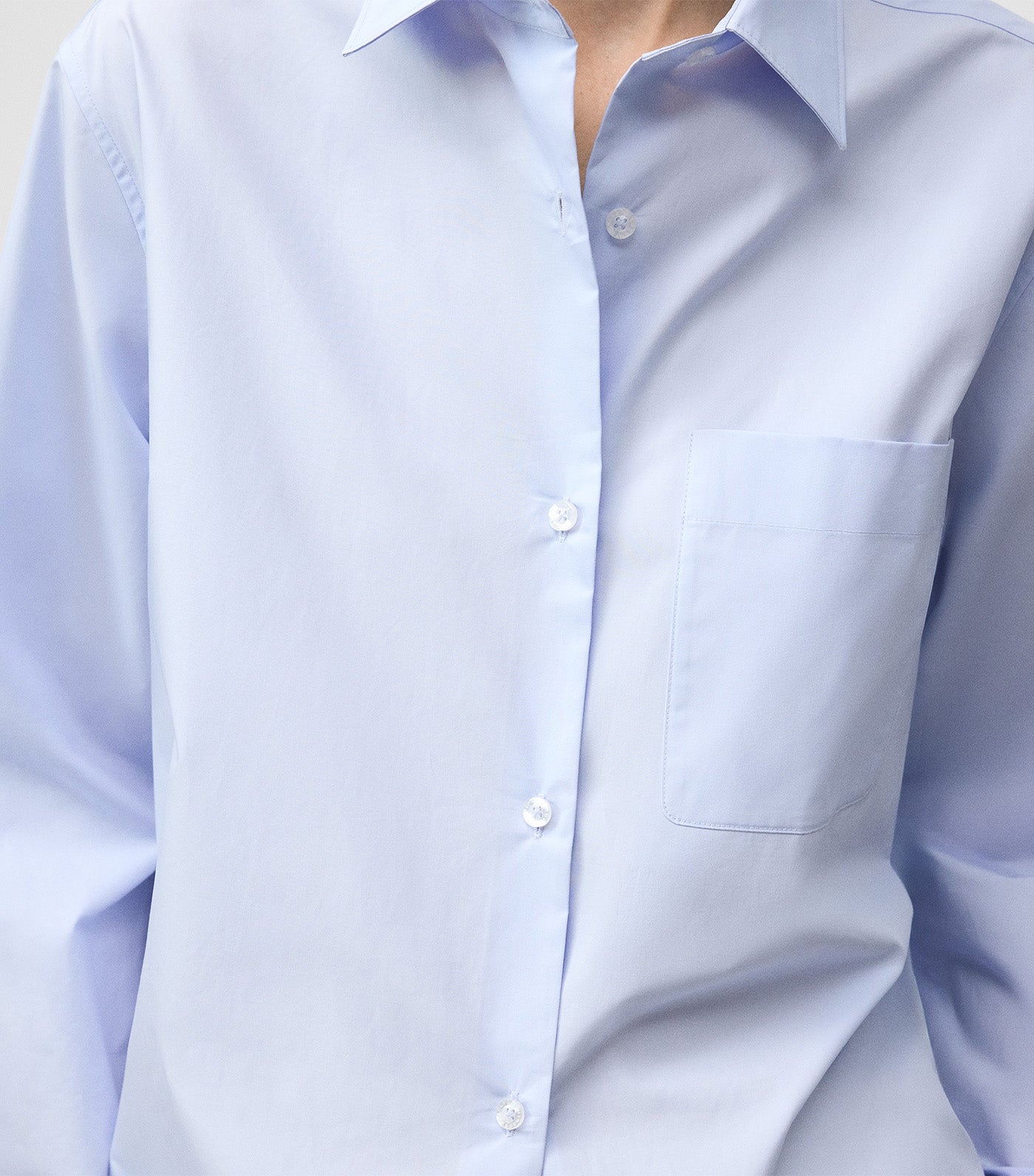 Adolfo Dominguez Organic Cotton Shirt Light Blue