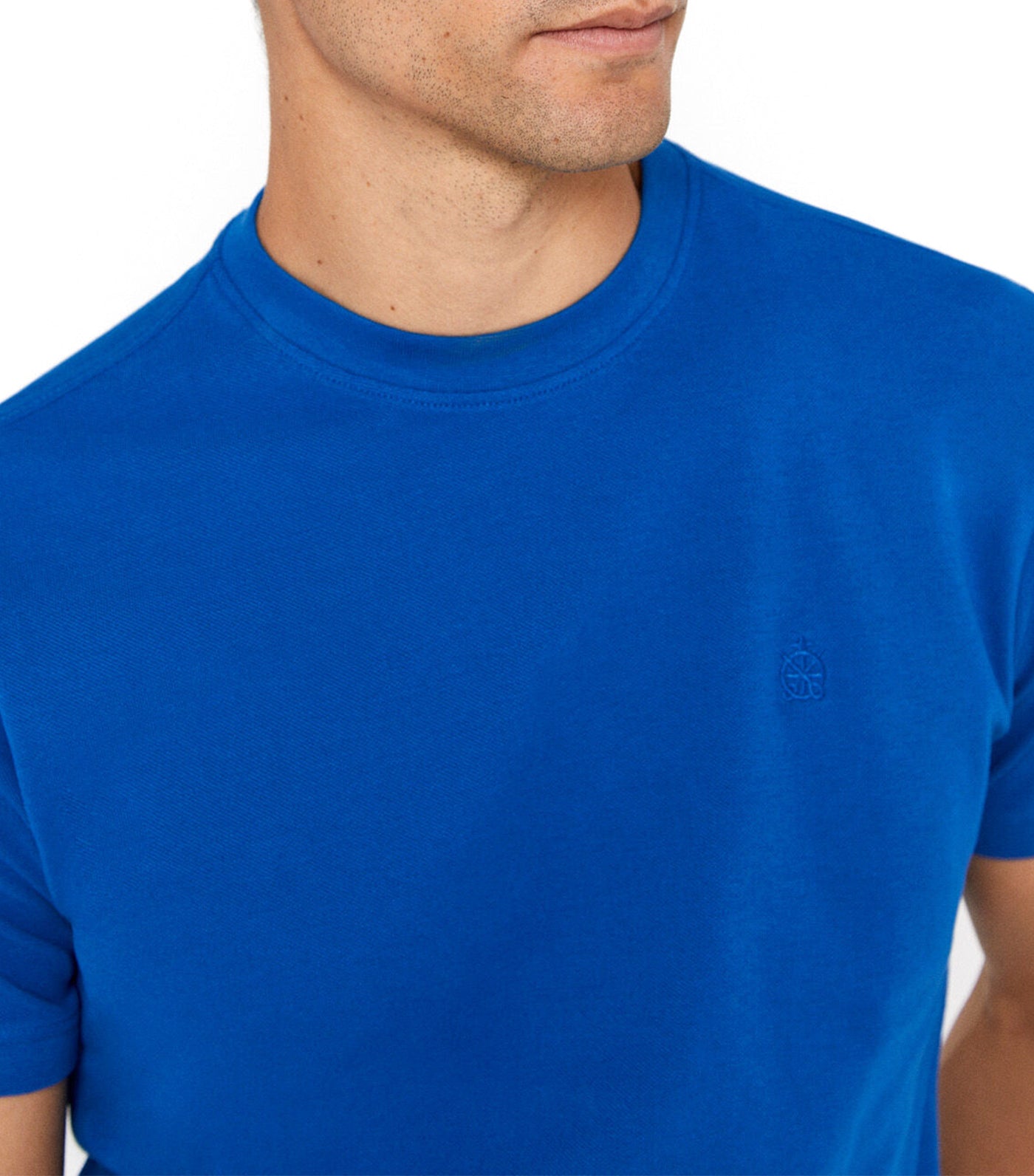 Basic Pique T-Shirt Blue
