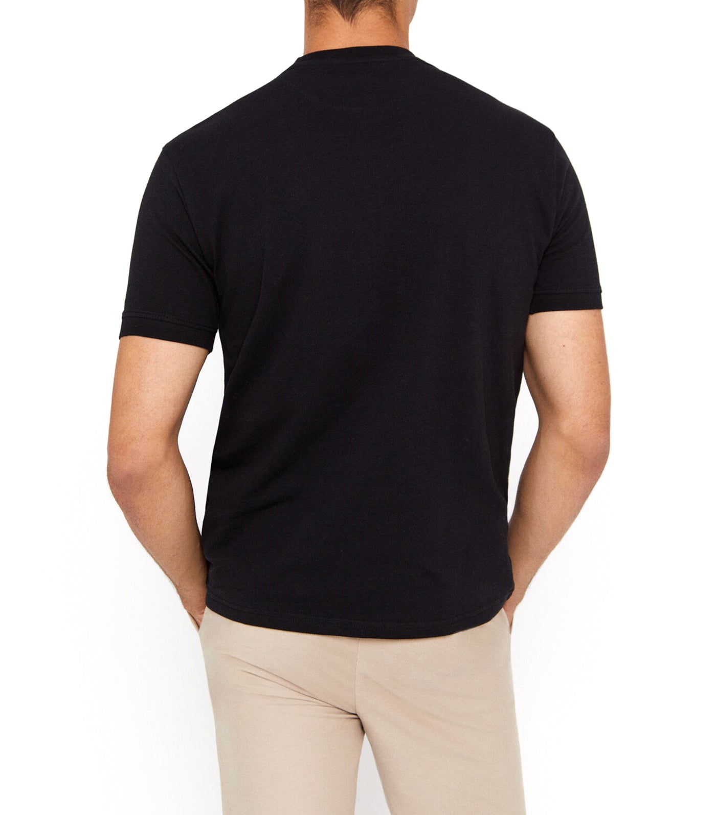 Basic Pique T-Shirt Black