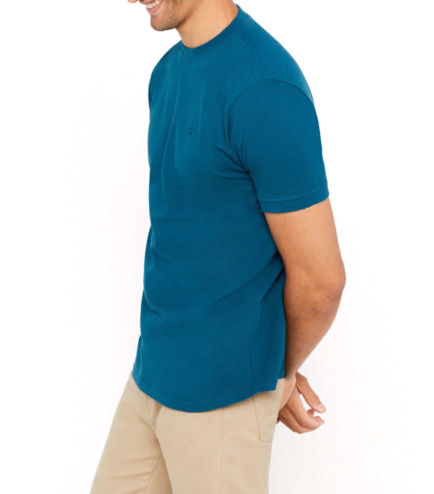 Basic Pique T-Shirt Turquoise