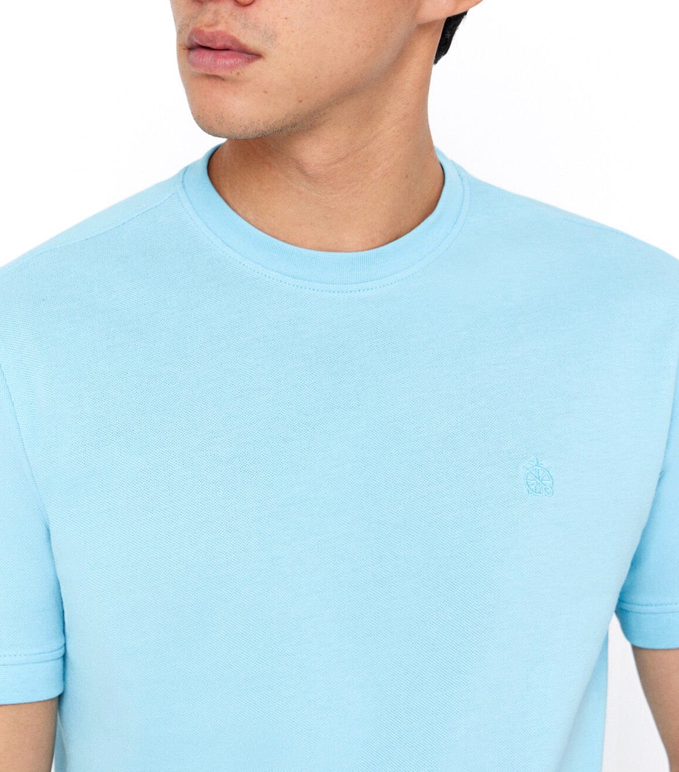 Basic Piqué T-shirt Dark Blue