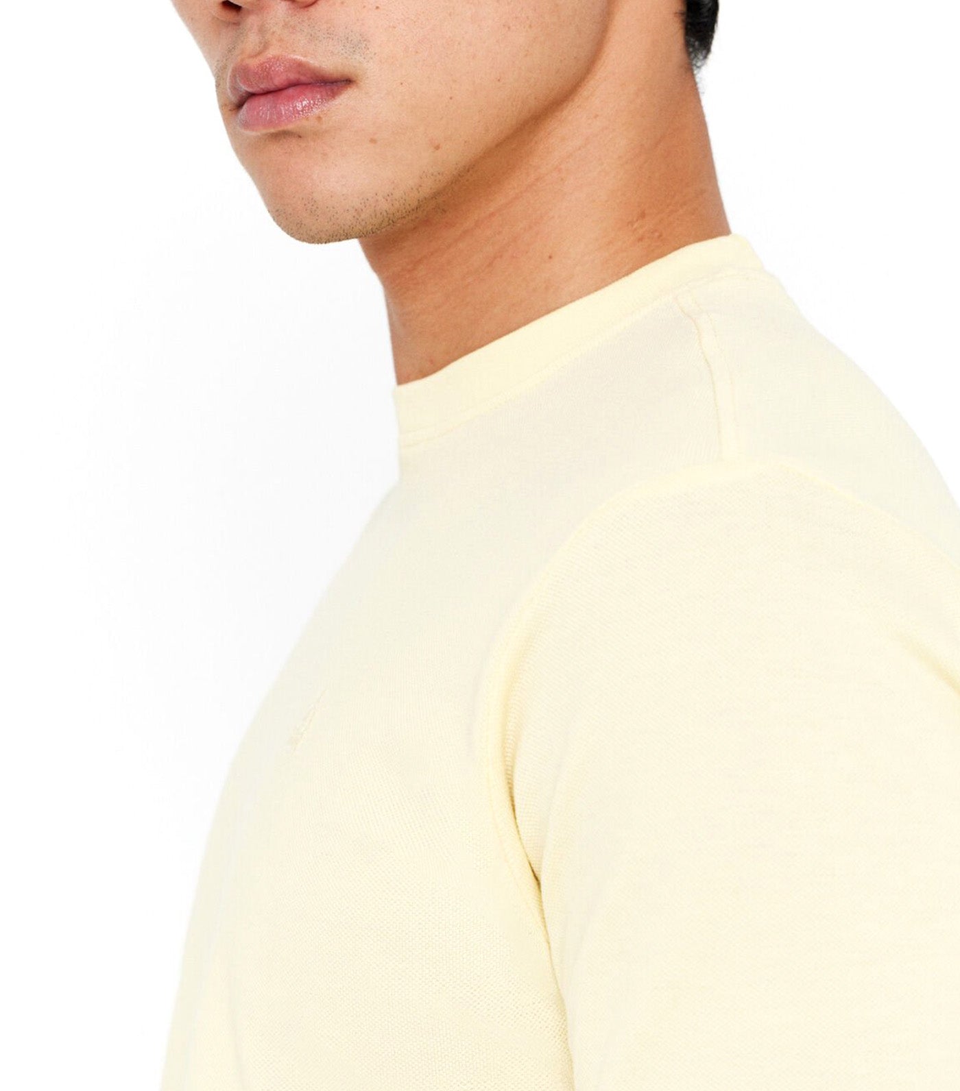 Basic Piqué T-shirt Yellow