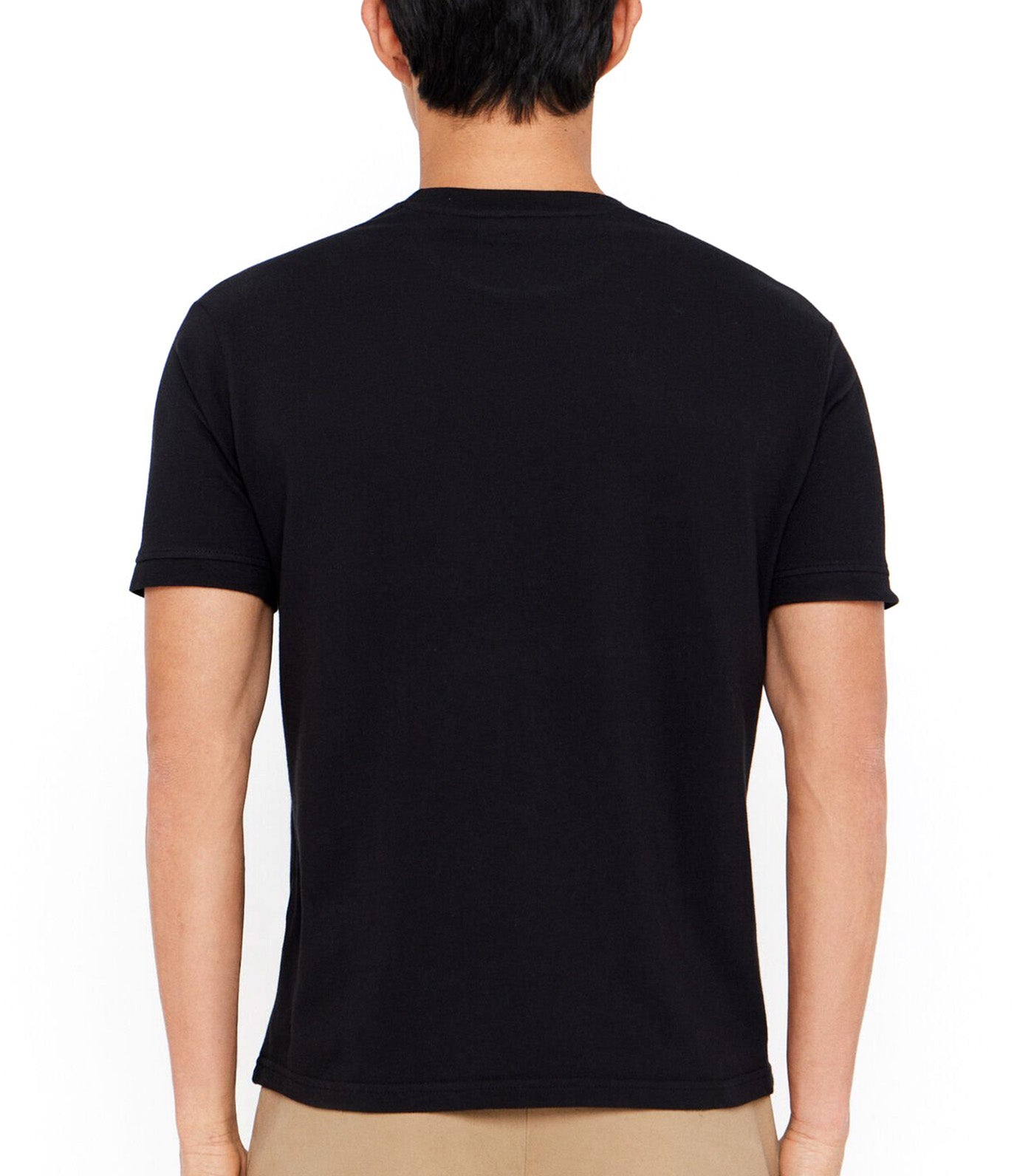 Basic Piqué T-shirt Black