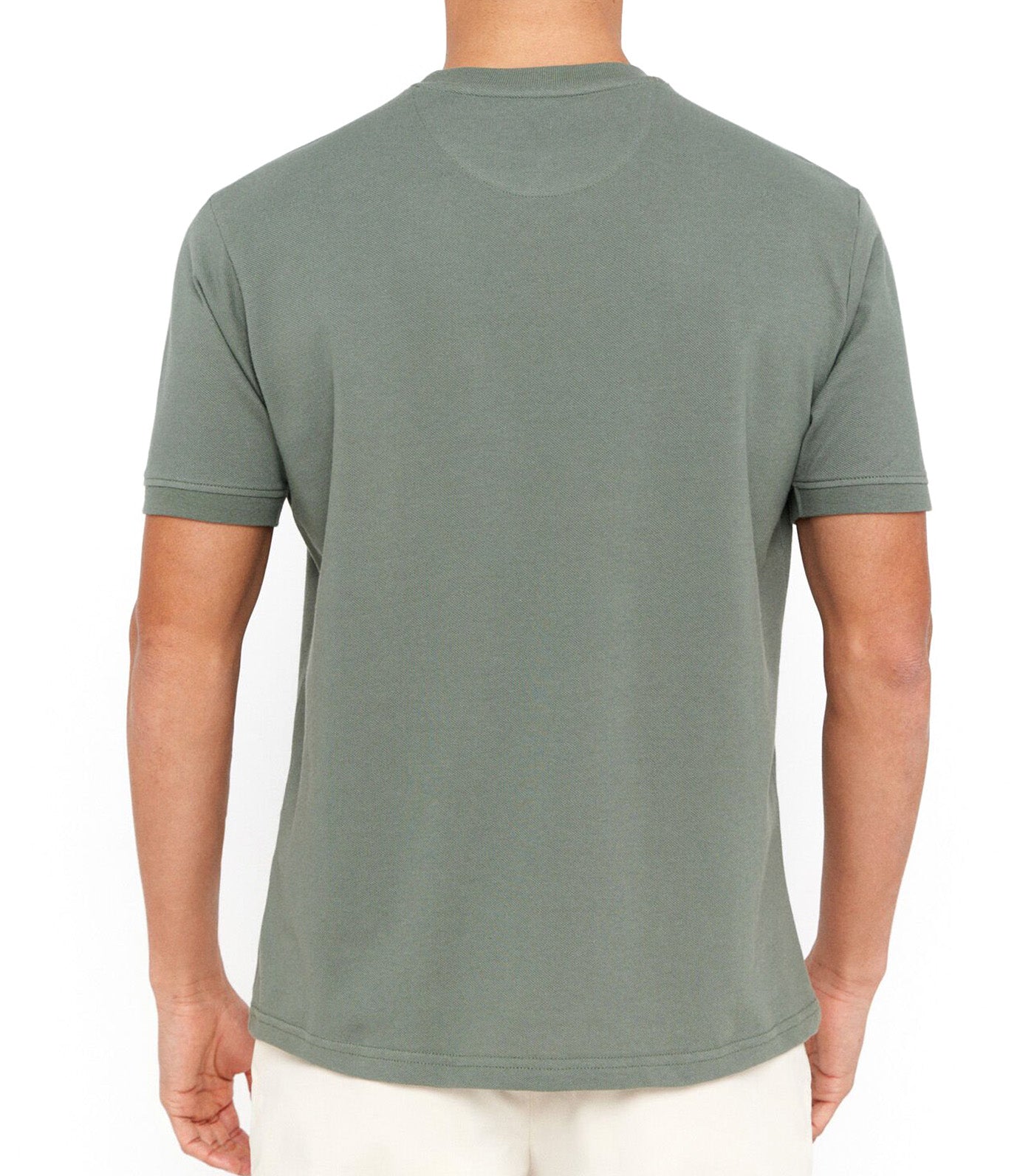 Basic Piqué T-shirt Dark Gray