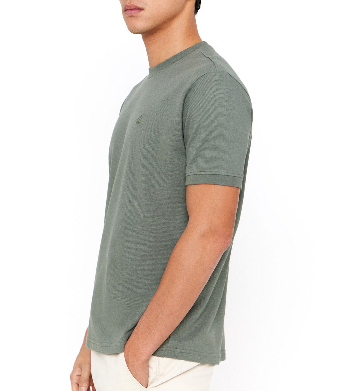 Basic Piqué T-shirt Dark Gray