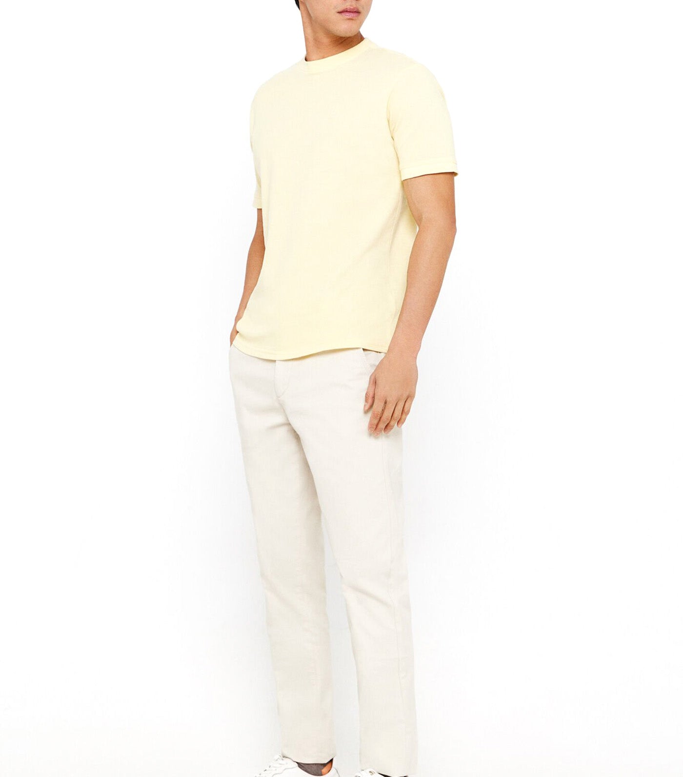 Basic Piqué T-shirt Yellow