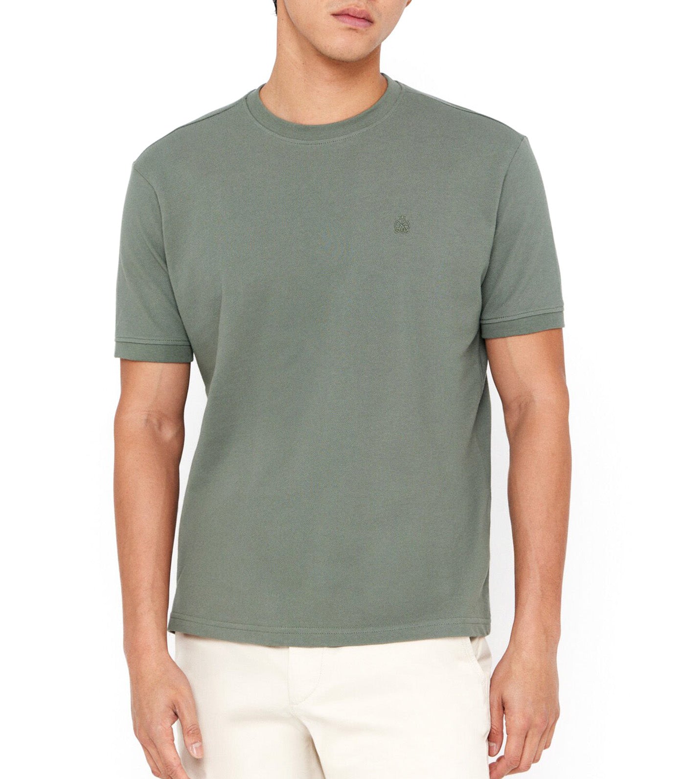 Basic Piqué T-shirt Dark Gray