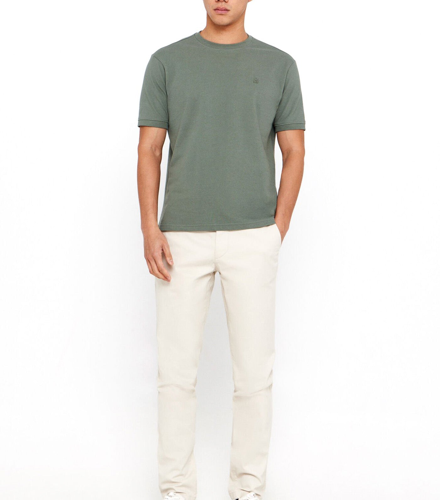 Basic Piqué T-shirt Dark Gray