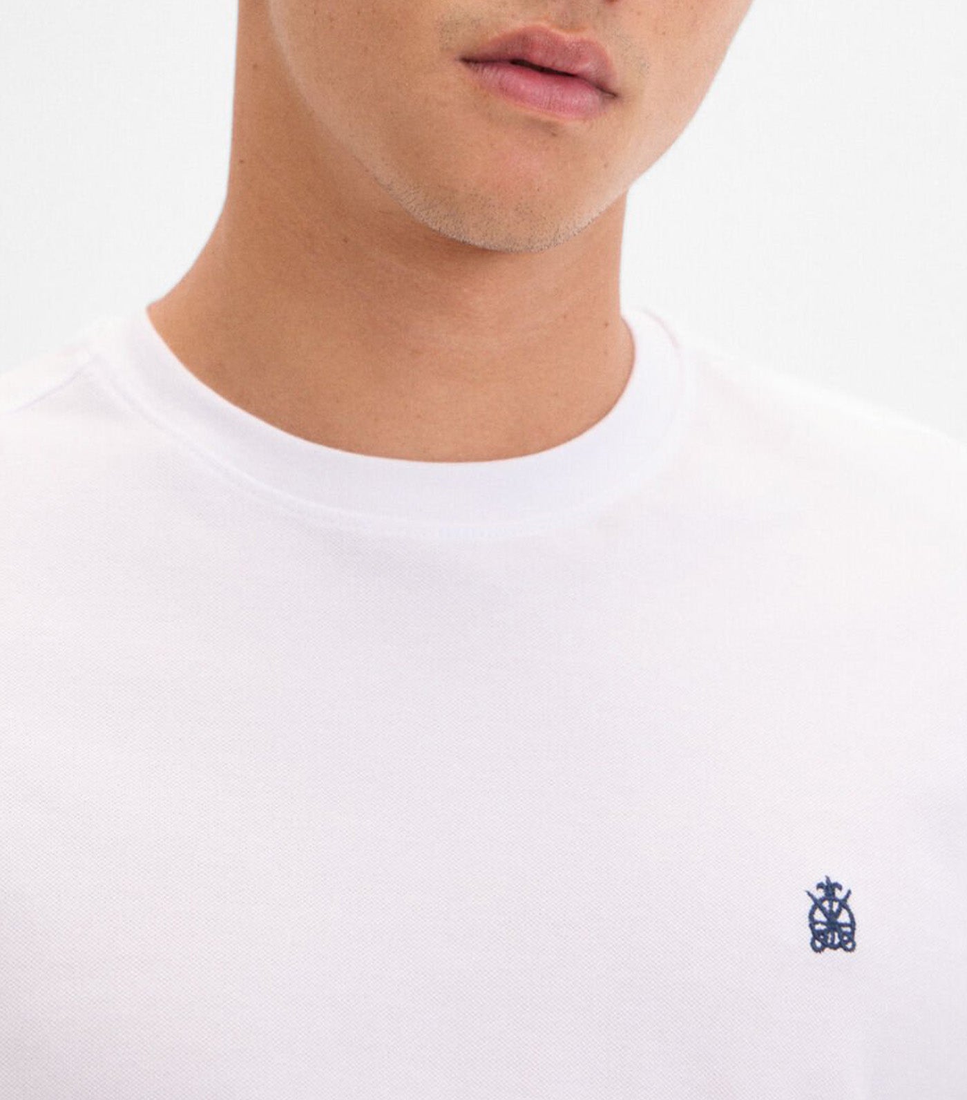Basic Piqué T-Shirt White