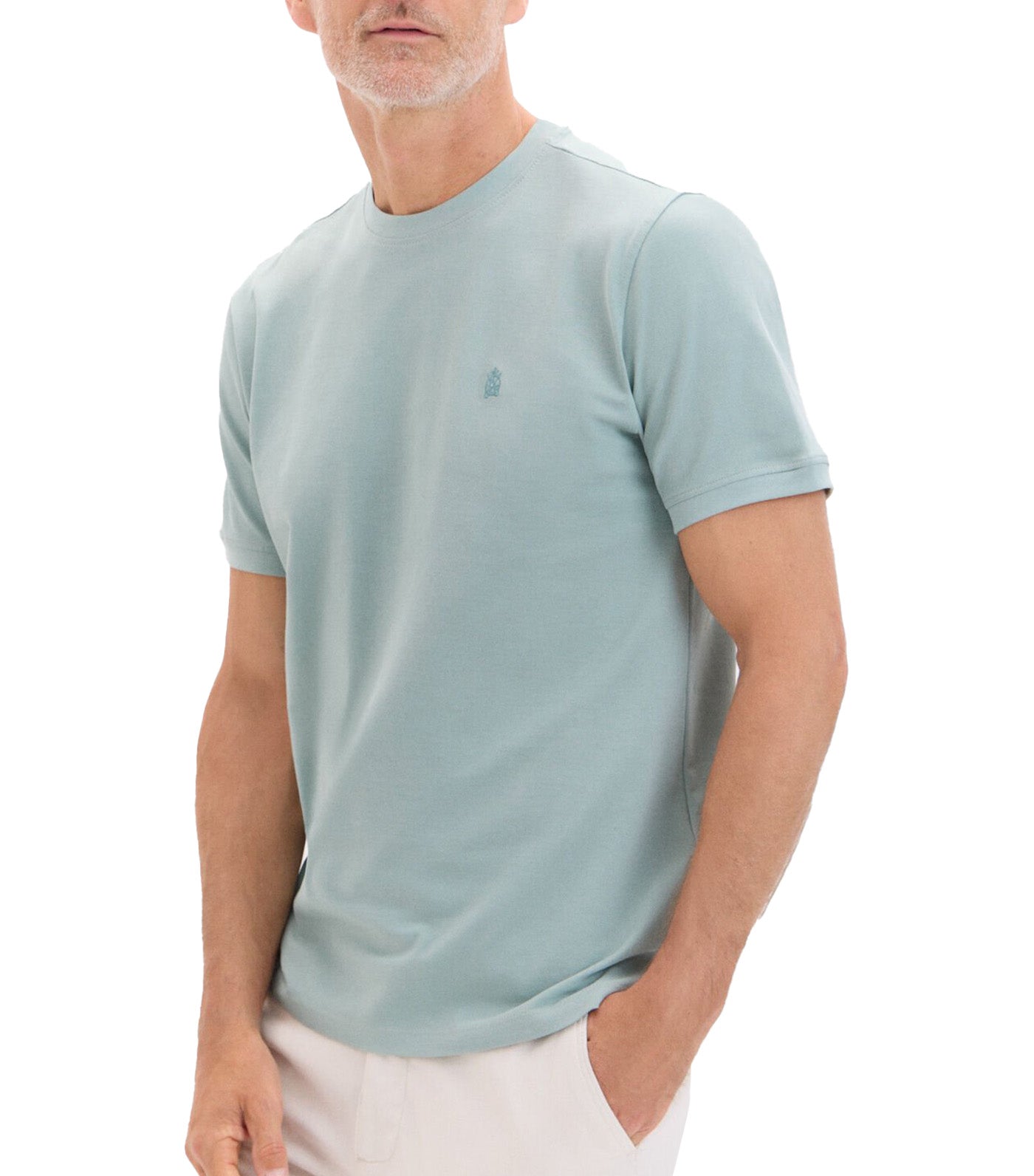 Basic Piqué T-Shirt Light Khaki