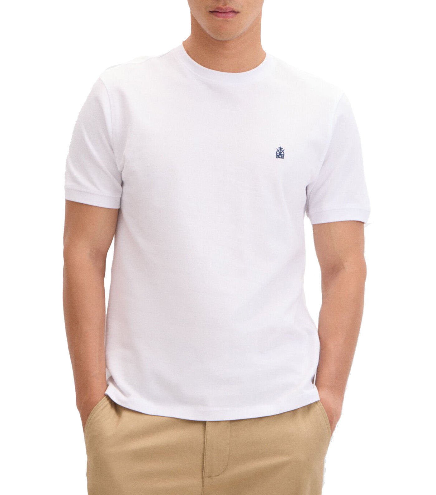 Basic Piqué T-Shirt White