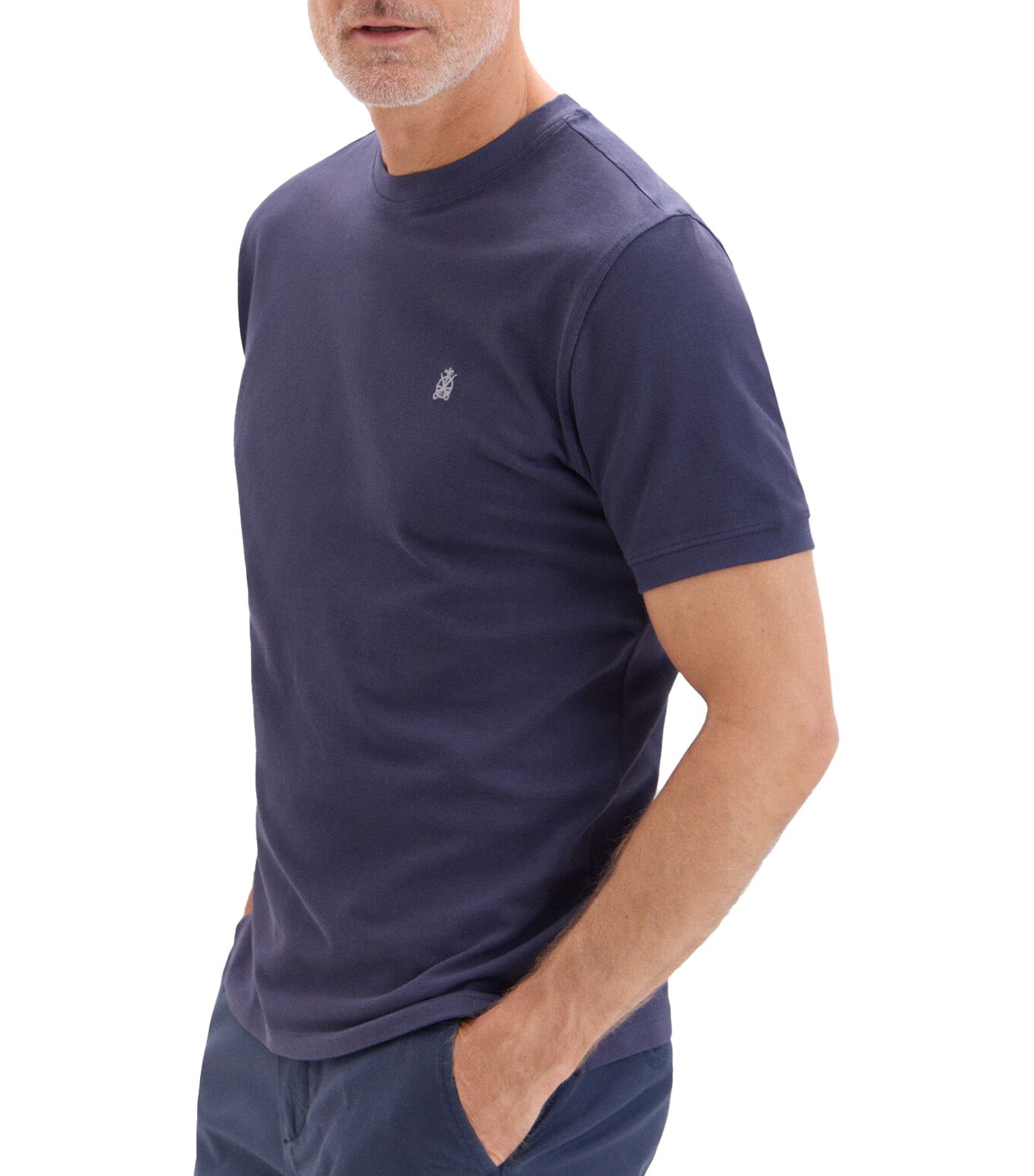 Basic Piqué T-Shirt Navy