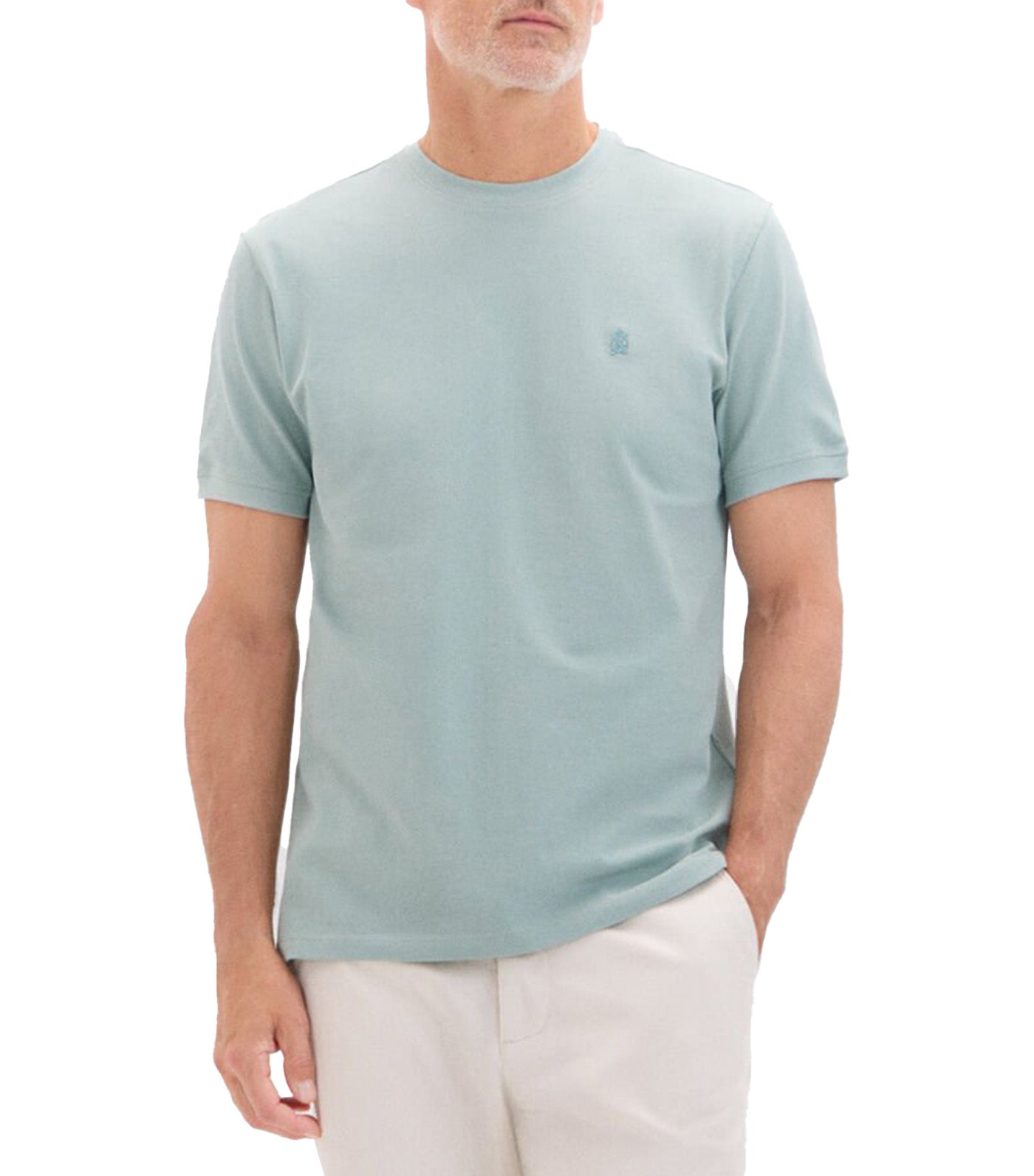 Basic Piqué T-Shirt Light Khaki
