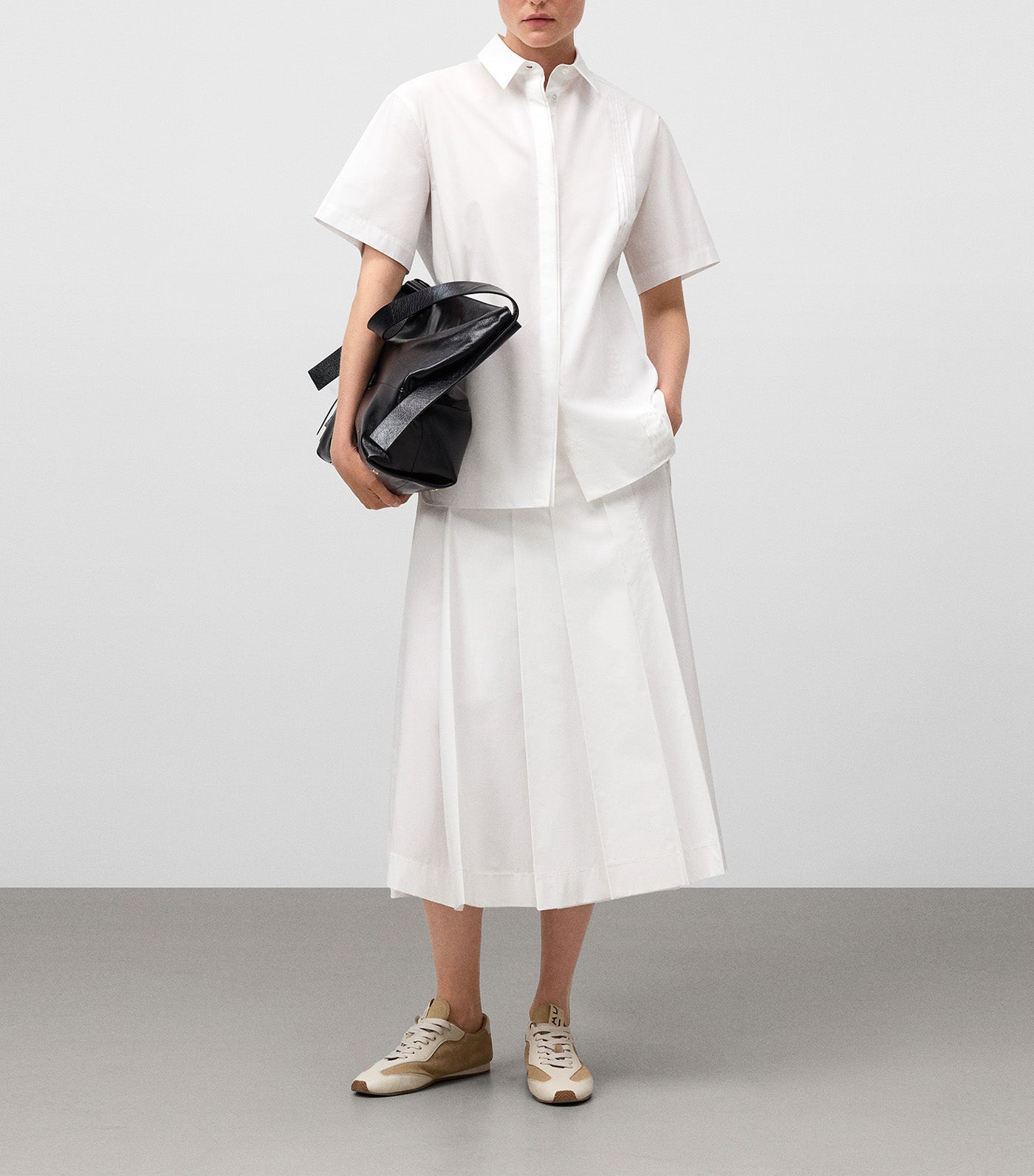 Organic Cotton Oversize Shirt White