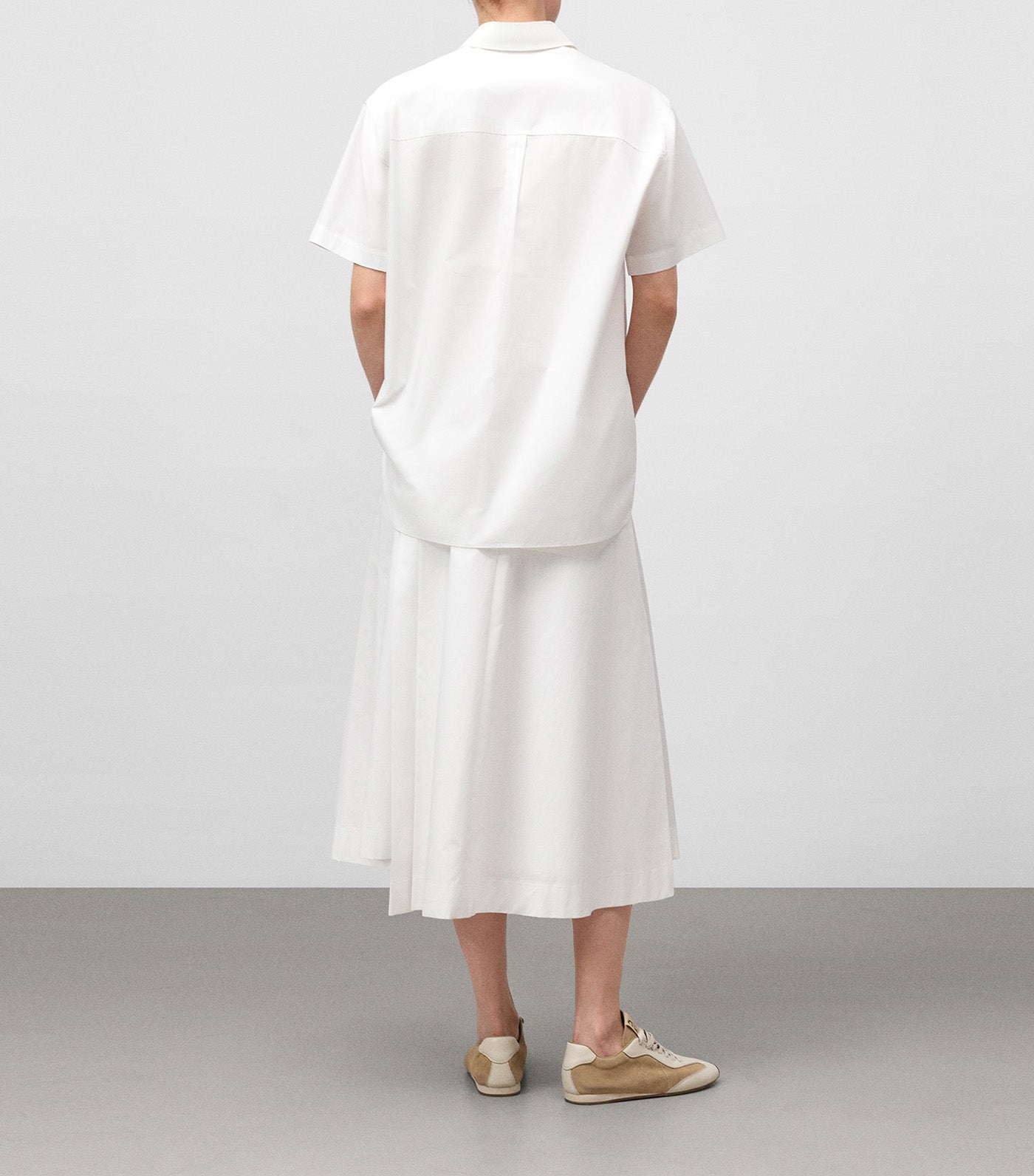Organic Cotton Oversize Shirt White