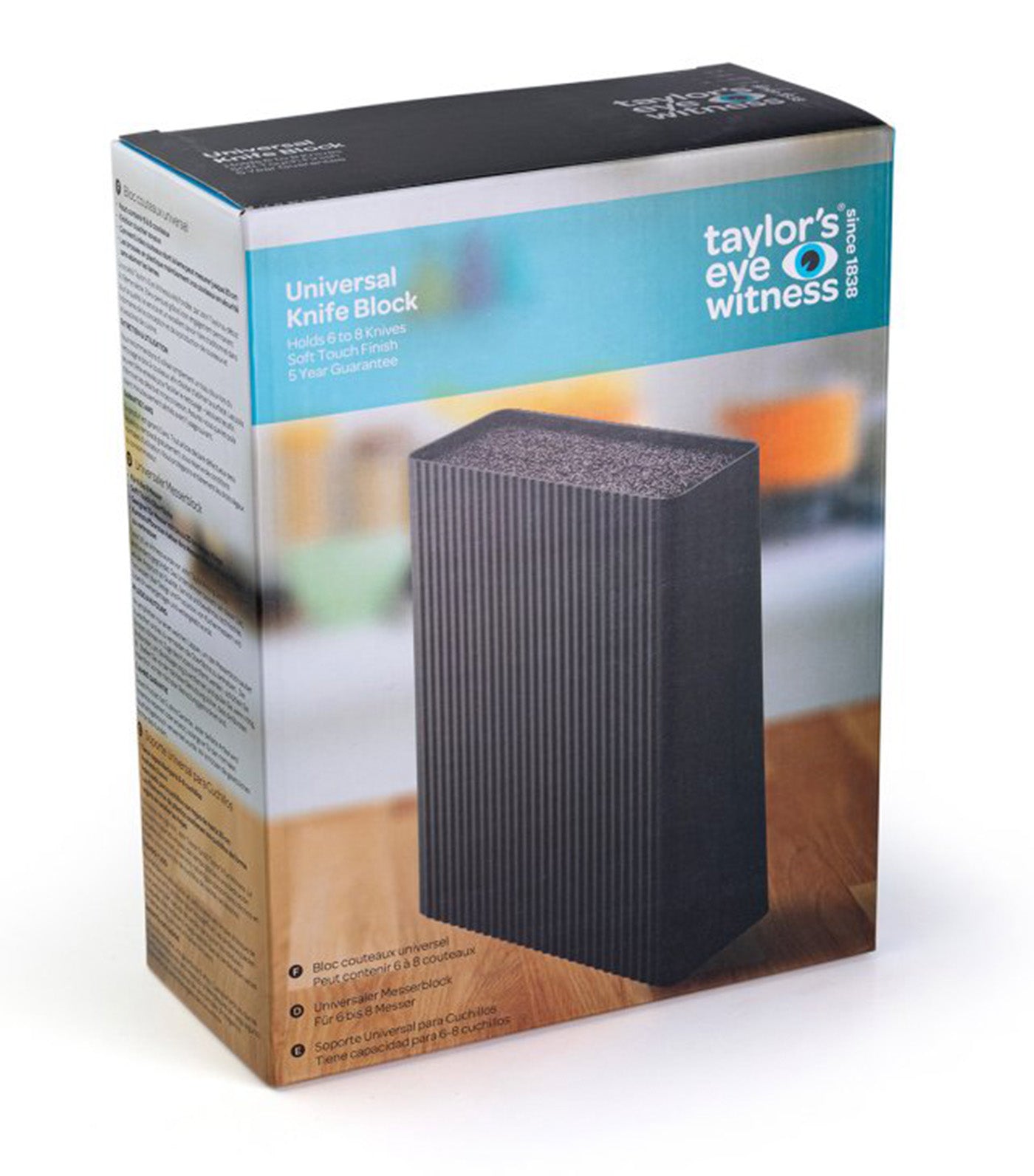 Universal Brush Fill Soft Touch Knife Block
