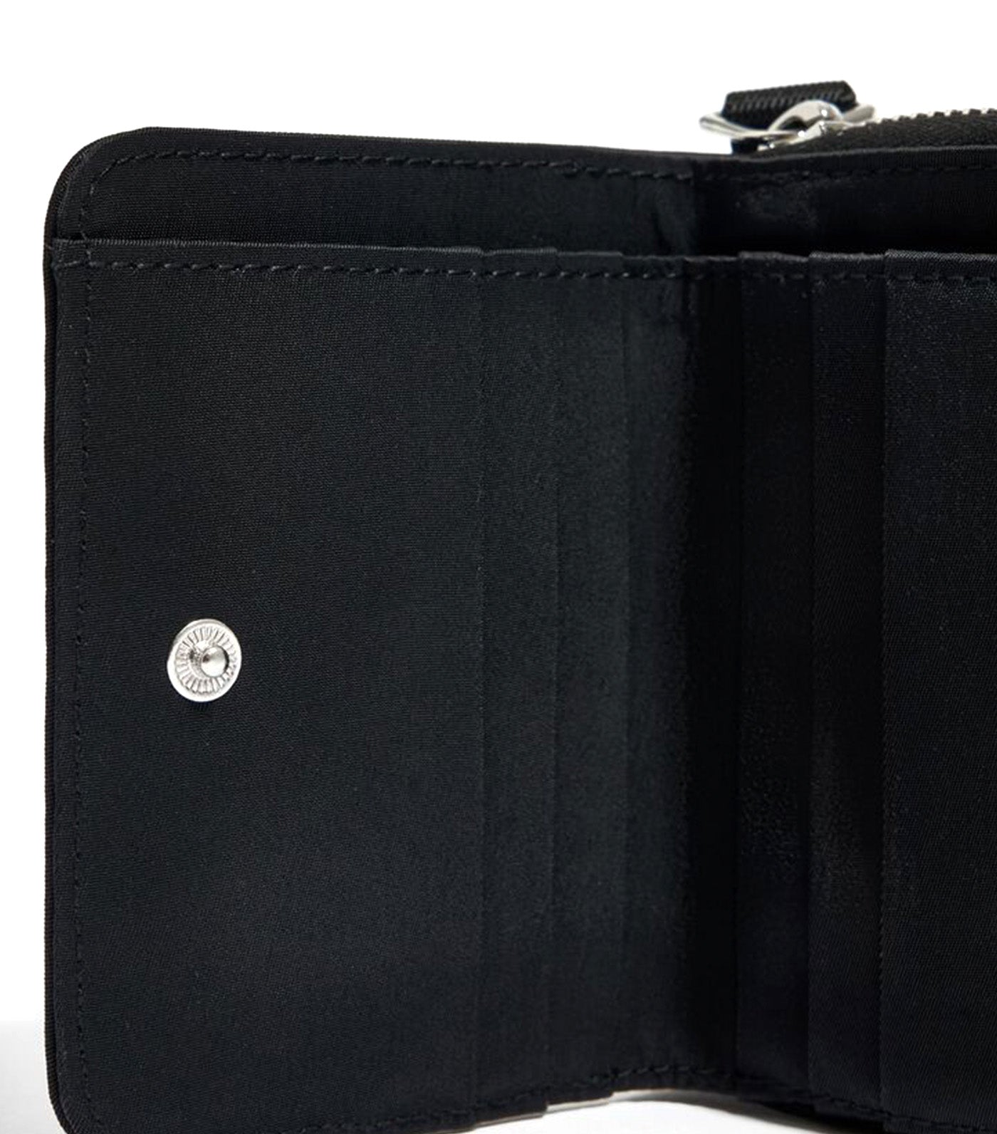 Nylon Flap Purse Black