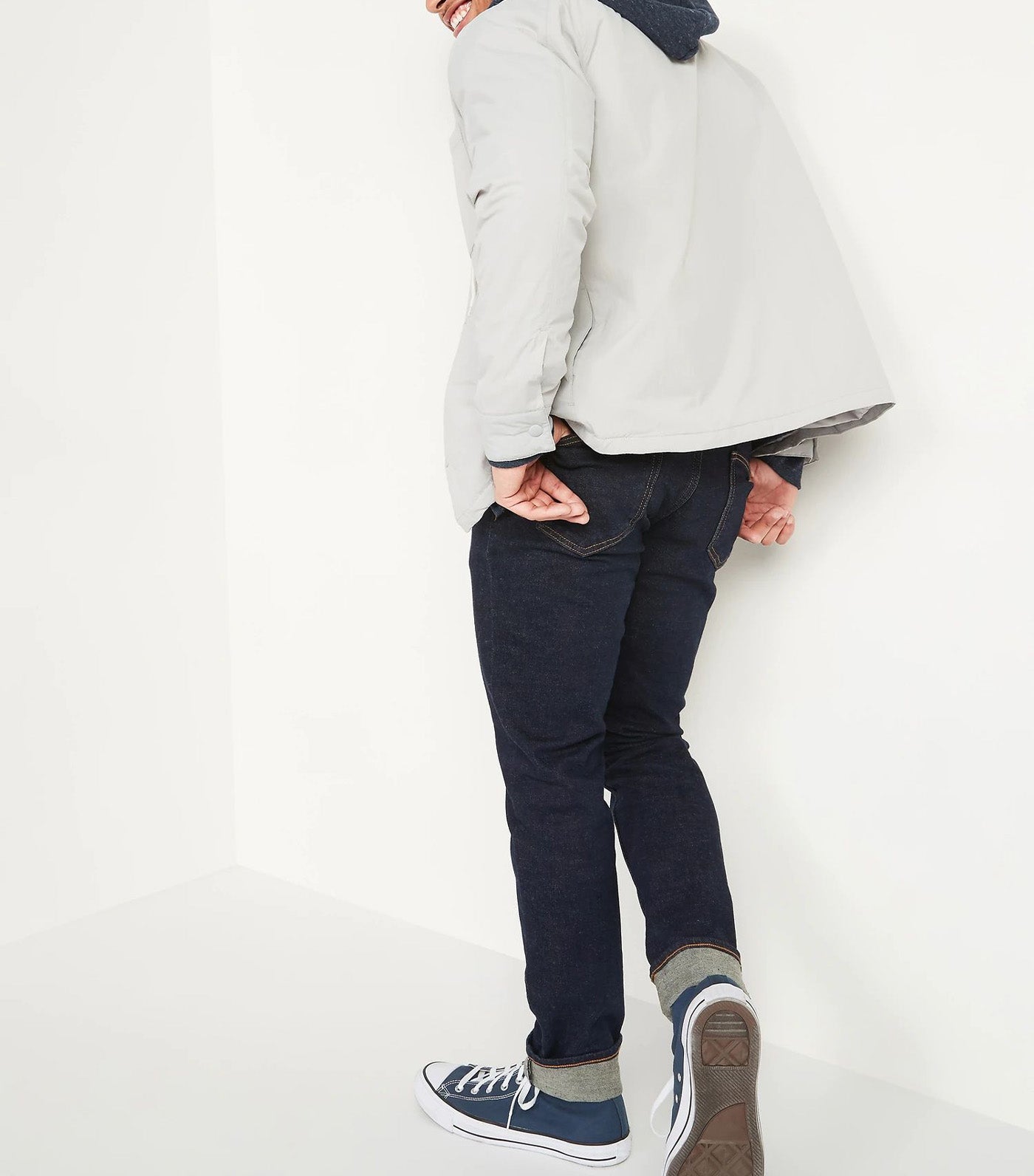 Skinny Built-In Flex Jeans For Men Rinse