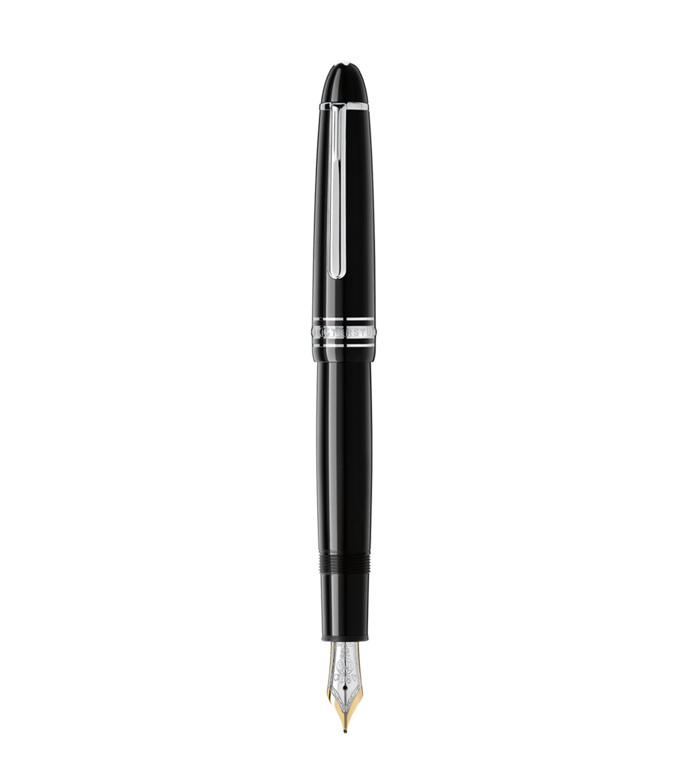 Meisterstück Platinum-Coated LeGrand Traveler Fountain Pen (M) Black