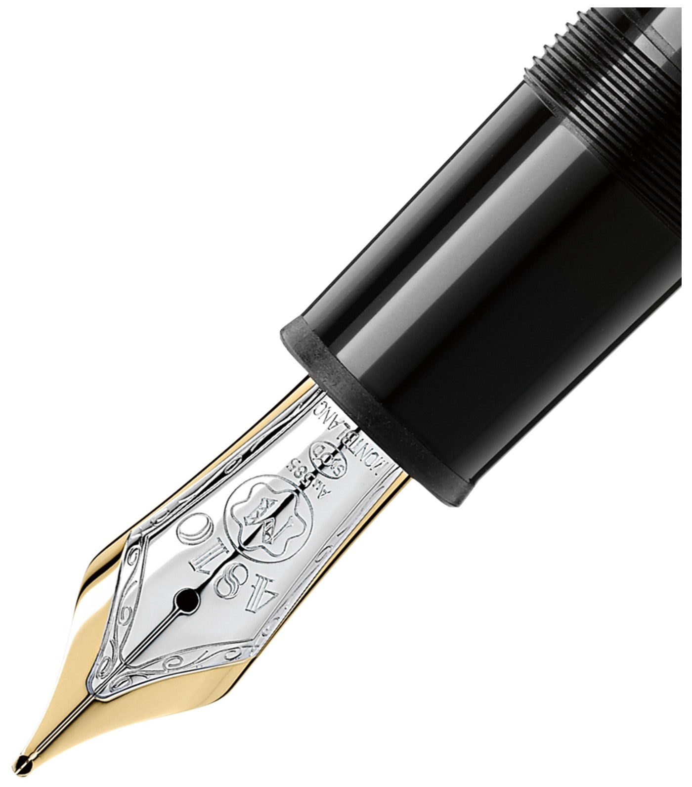 Meisterstück Platinum-Coated LeGrand Traveler Fountain Pen (M) Black