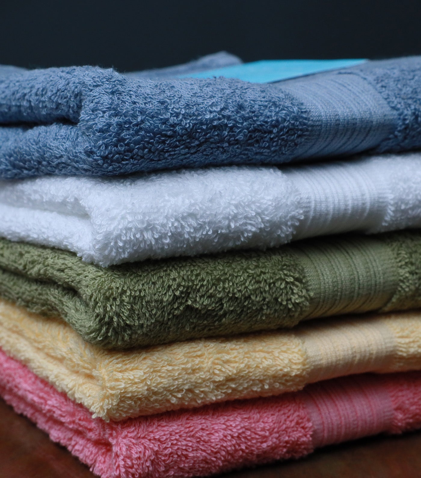 Jade Hand Towel Denim