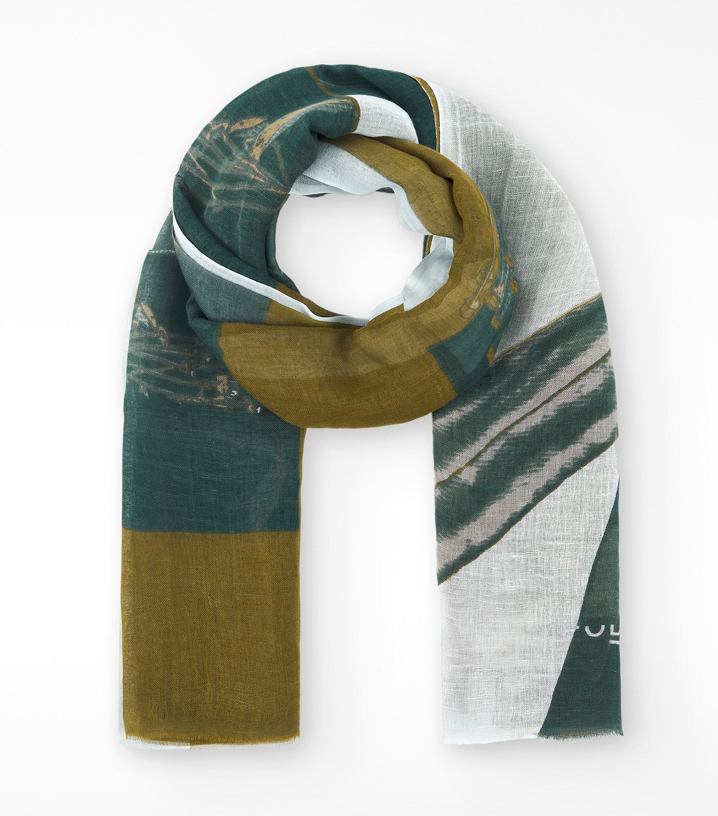 Linen and Modal Printed Shawl