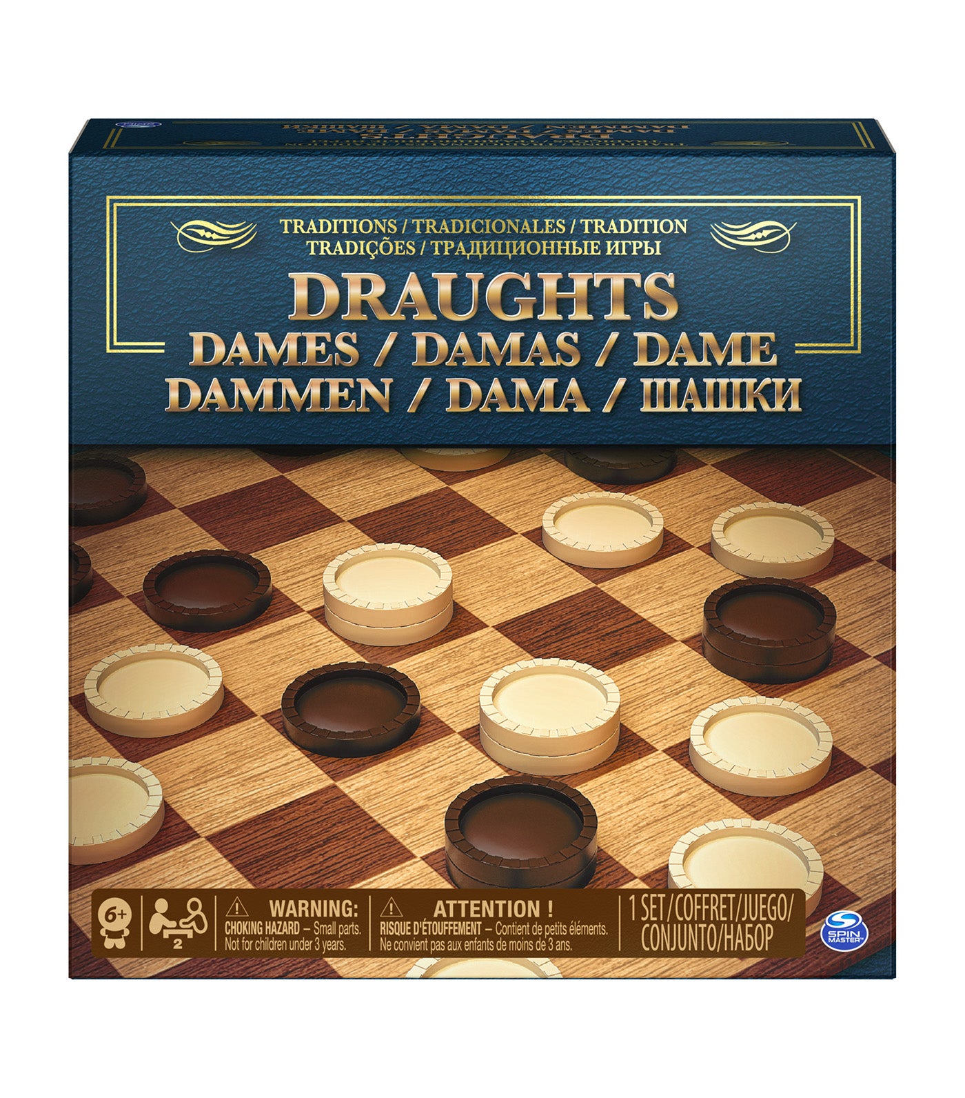 Traditions 3-in-1 Board Game Set