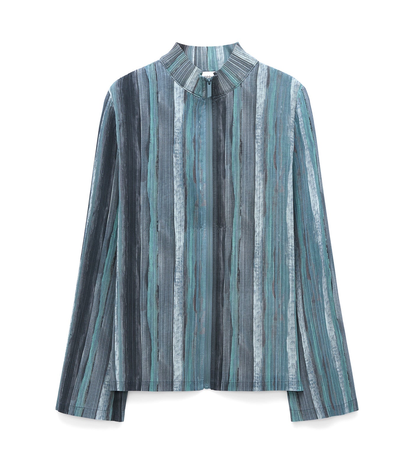 Printed Crinkle Jacket Multicolor