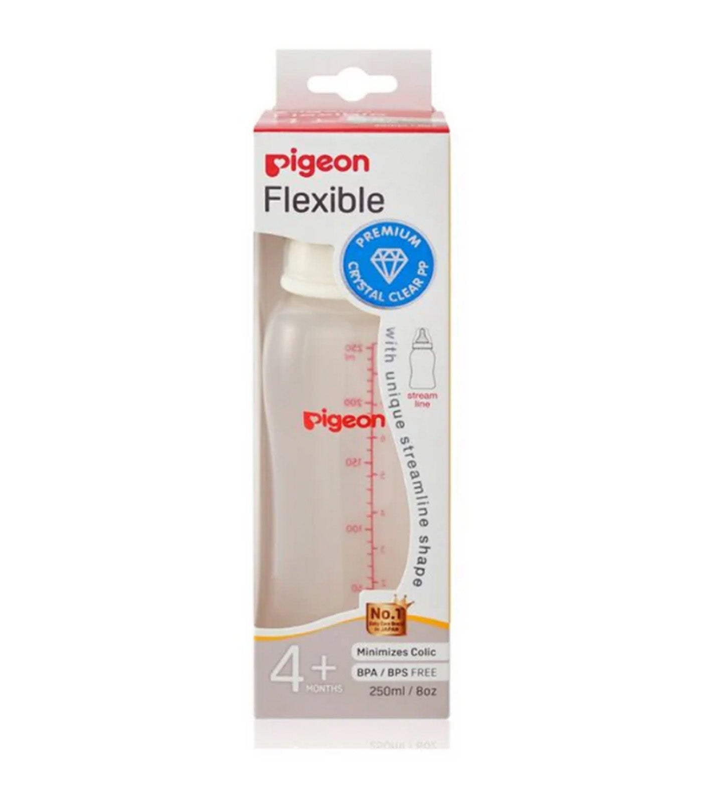 Crystal Clear Streamline Bottle 250ml