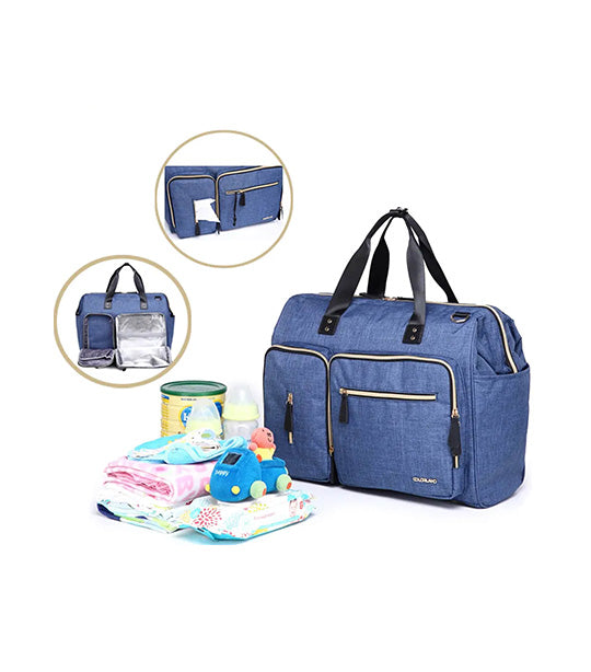 Maternity Tote Bag Blue
