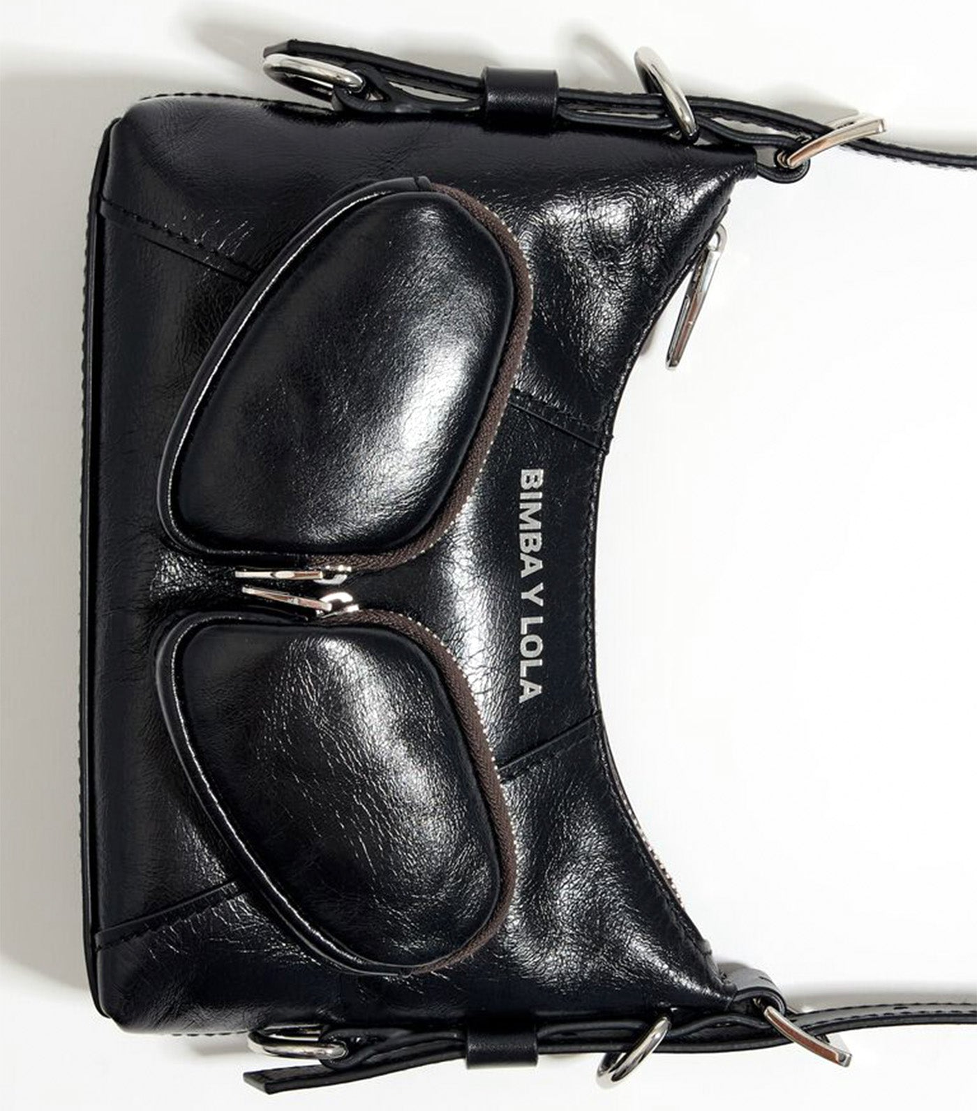 Mini Leather Pocket Slouch Bag