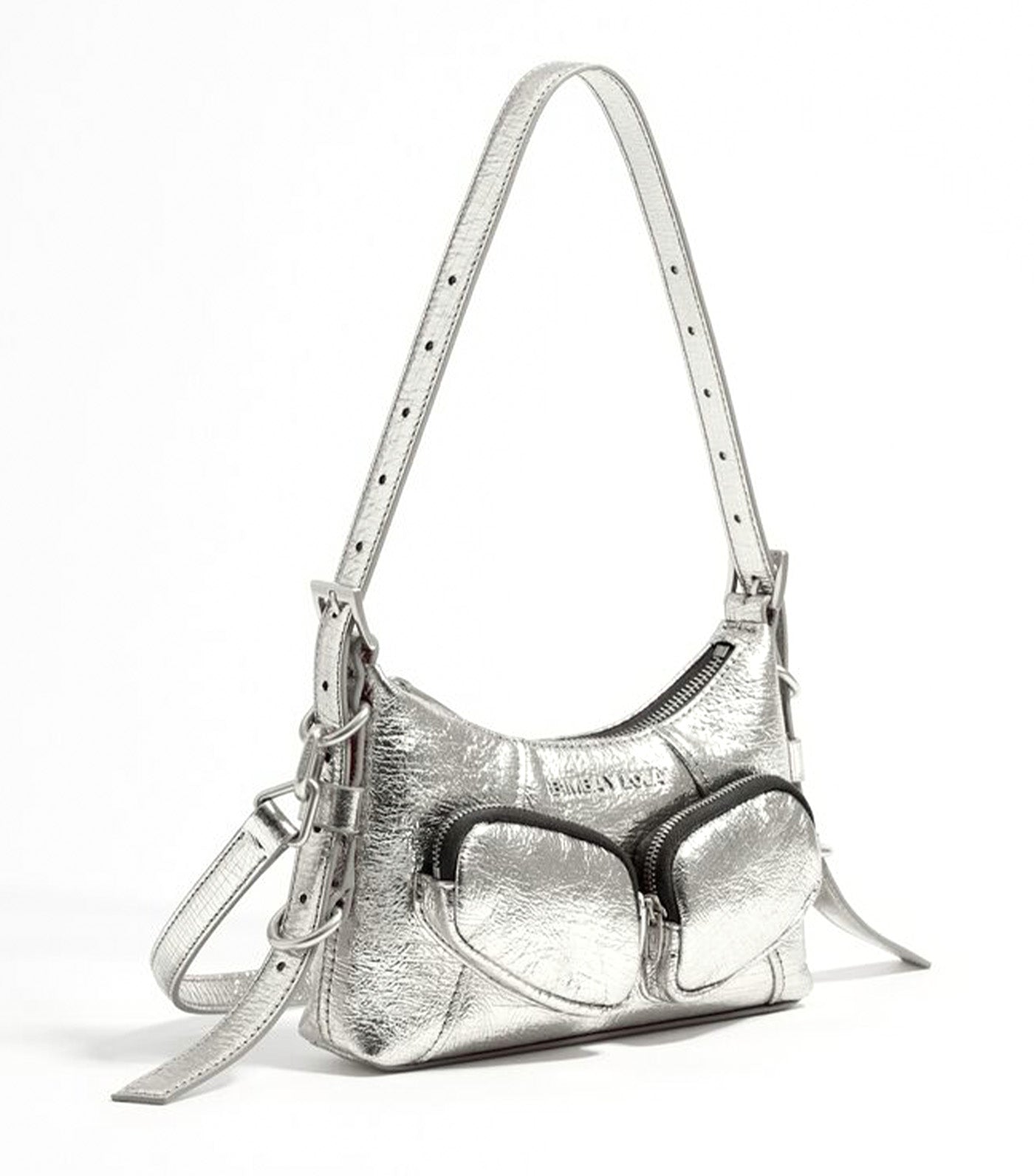 Mini Leather Pocket Slouch Bag