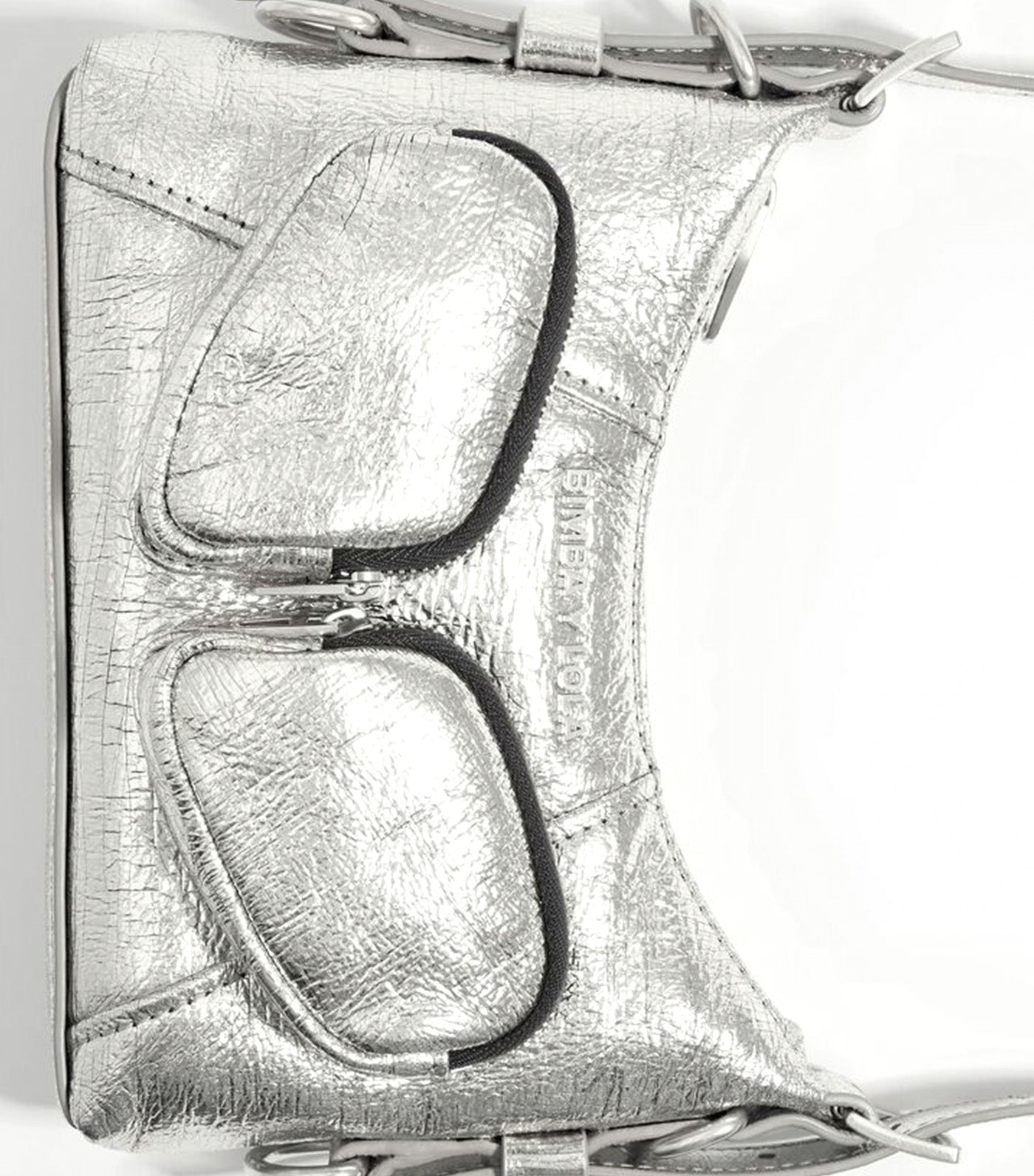 Mini Leather Pocket Slouch Bag