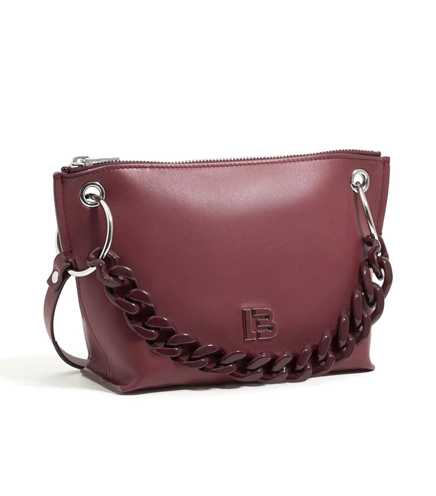 Leather Trapezium Bag
