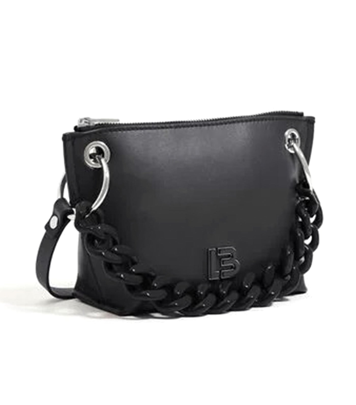 Leather Trapezium Bag