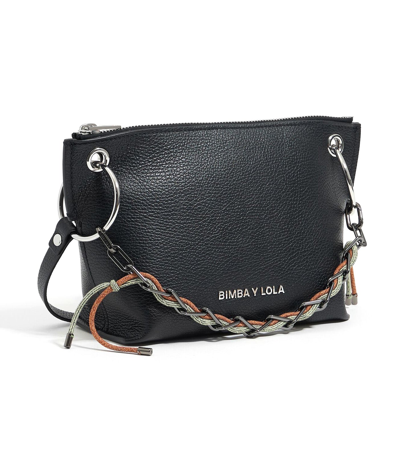 Leather Trapezium Bag