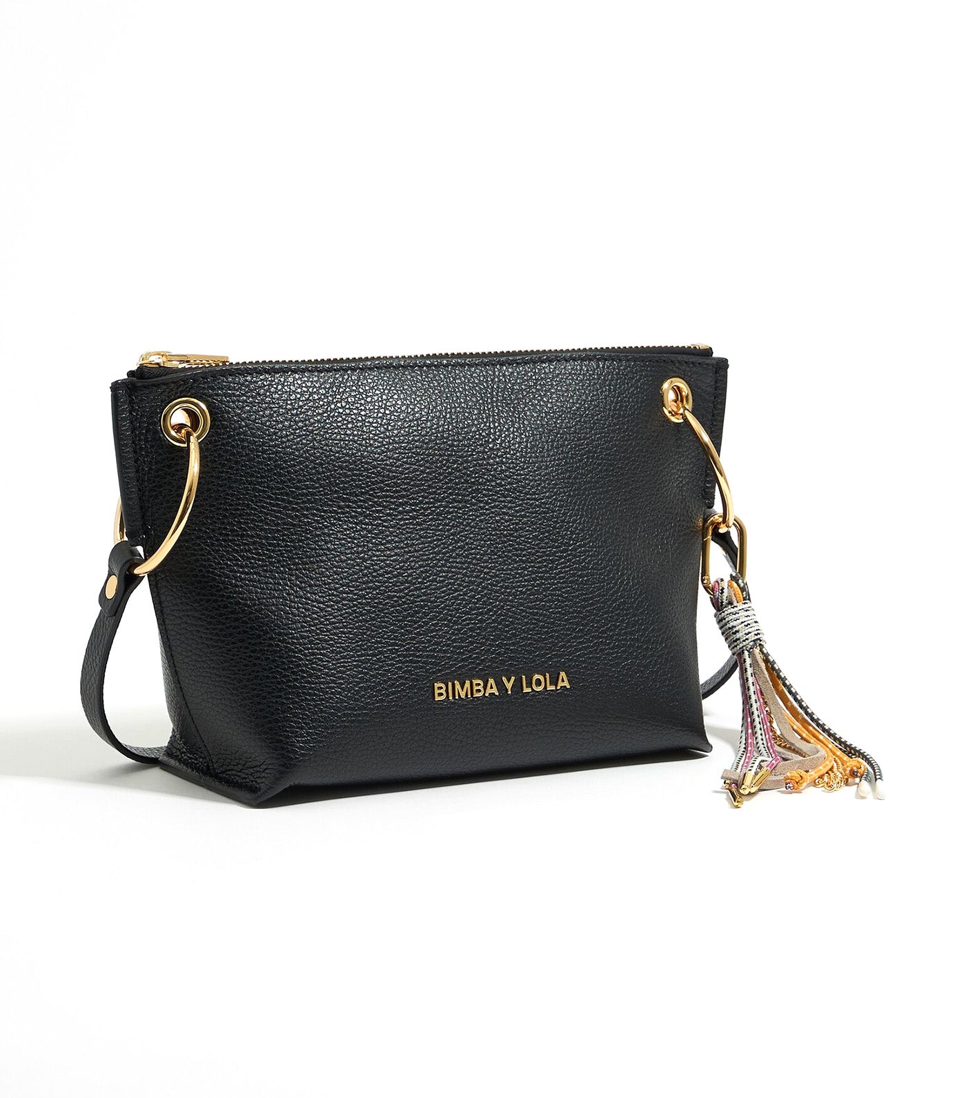 Leather Trapezium Bag