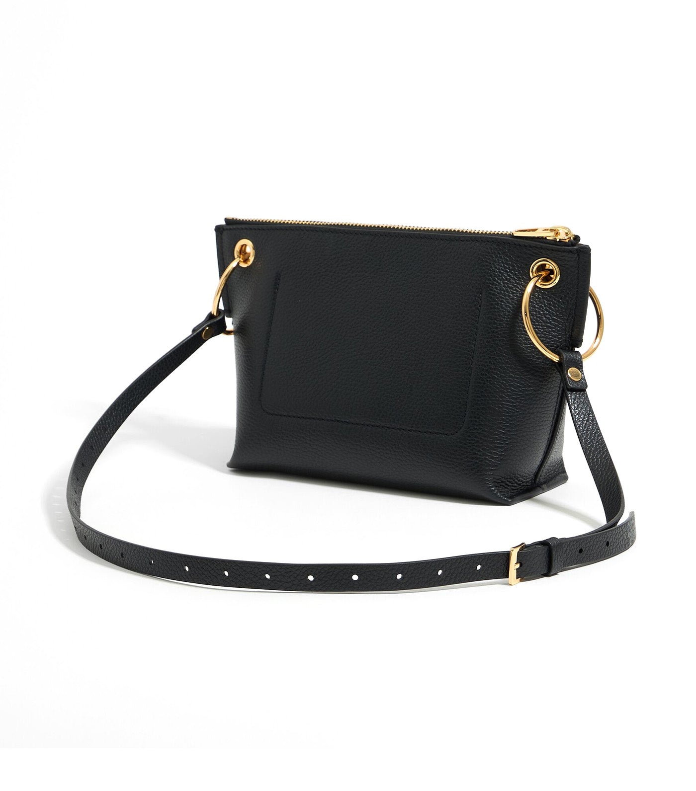Leather Trapezium Bag