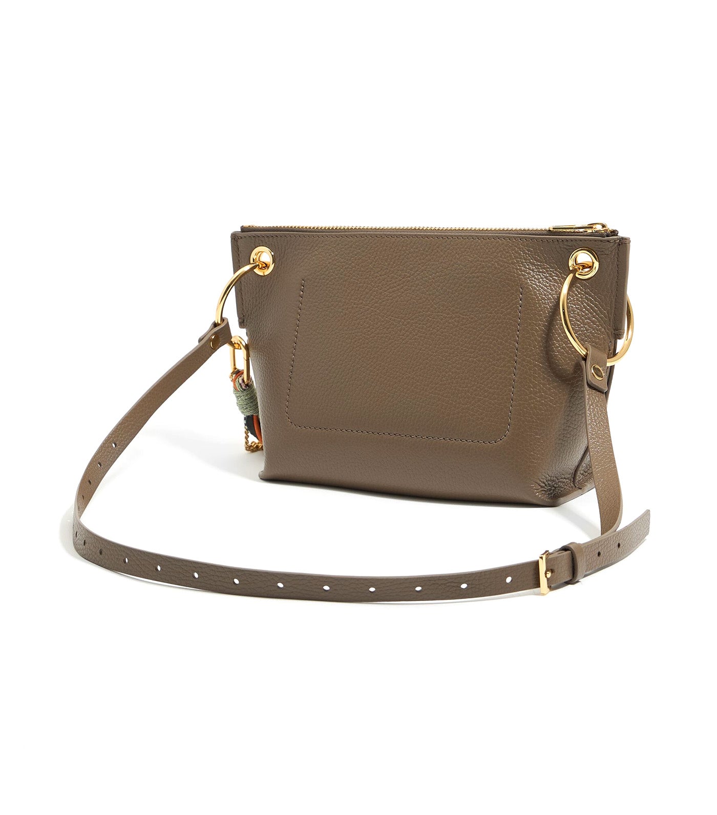 Leather Trapezium Bag