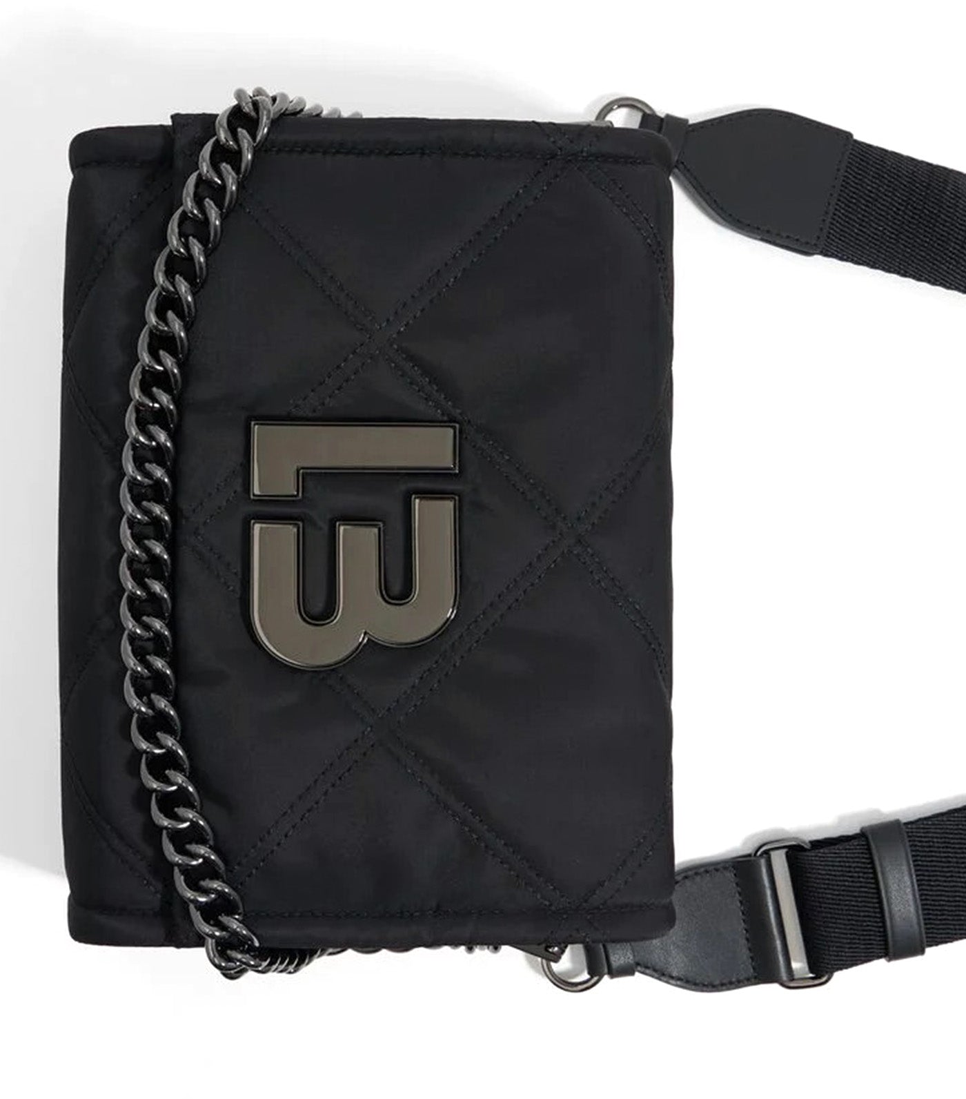 Nylon Crossbody Bag Black