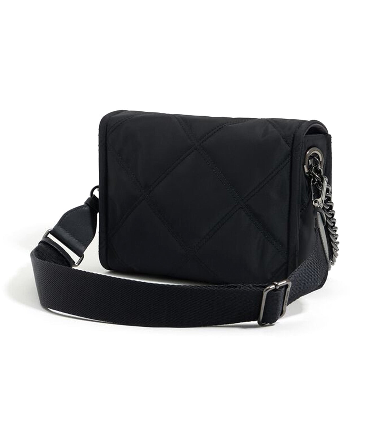 Nylon Crossbody Bag Black